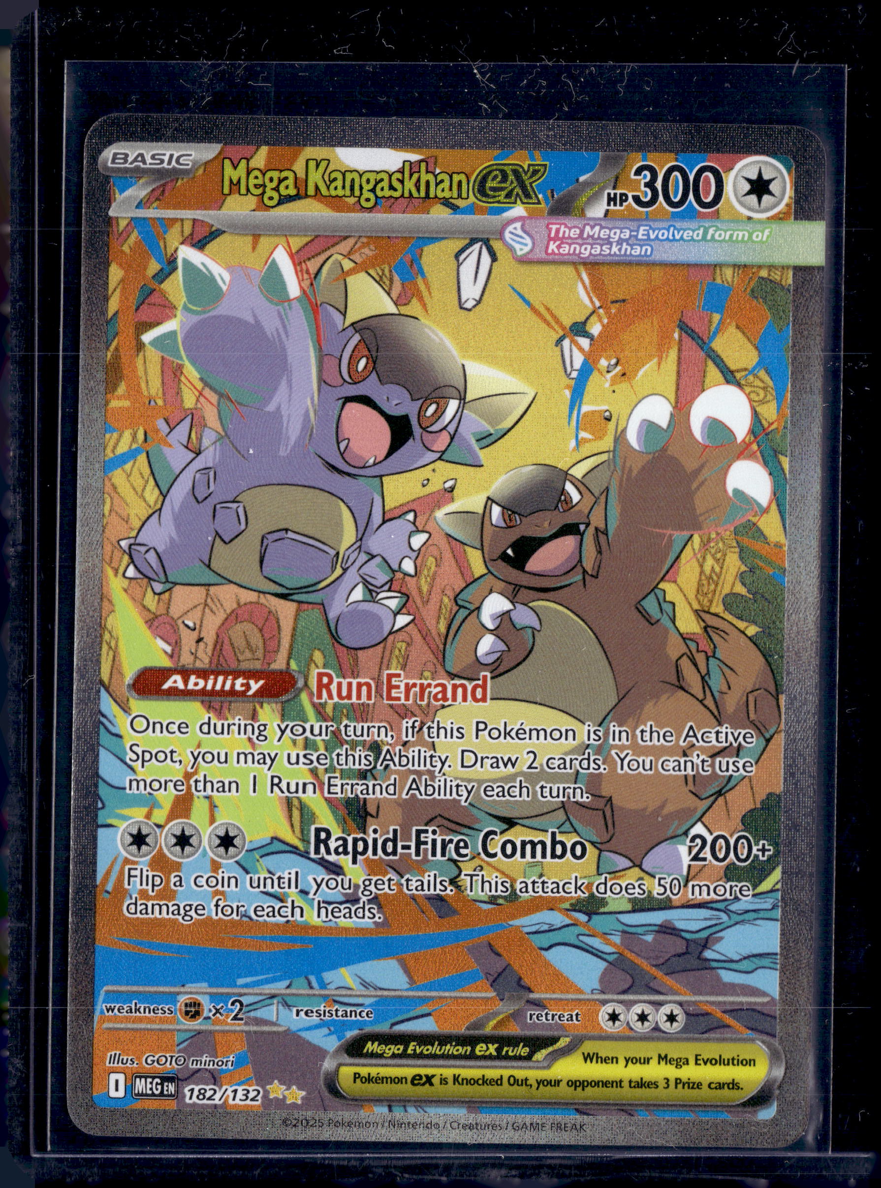 2025 Mega Evolution Mega Kangaskhan ex SIR 182/132