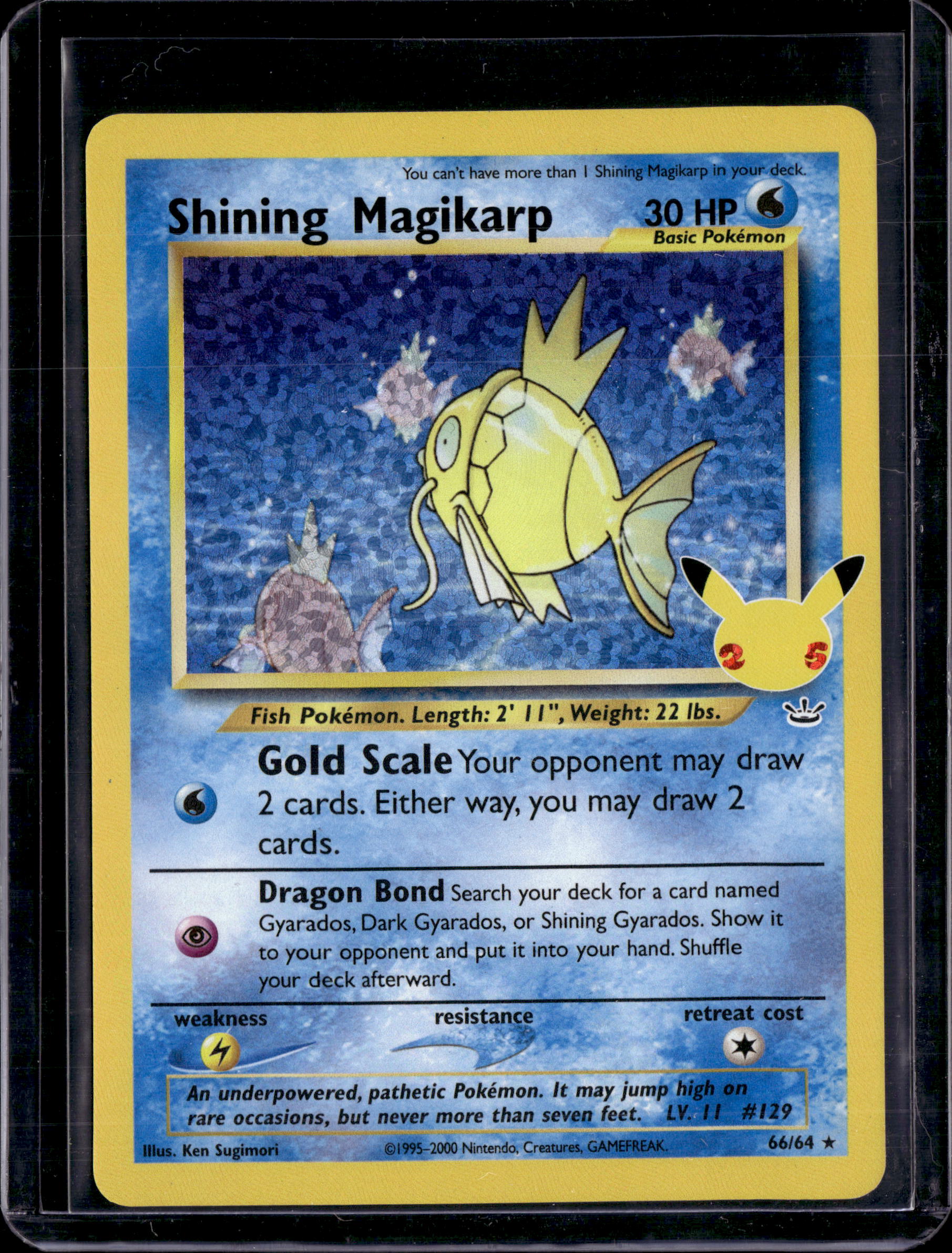 2021 Celebrations Classic Collection Shining Magikarp Holo 66/64 (A)