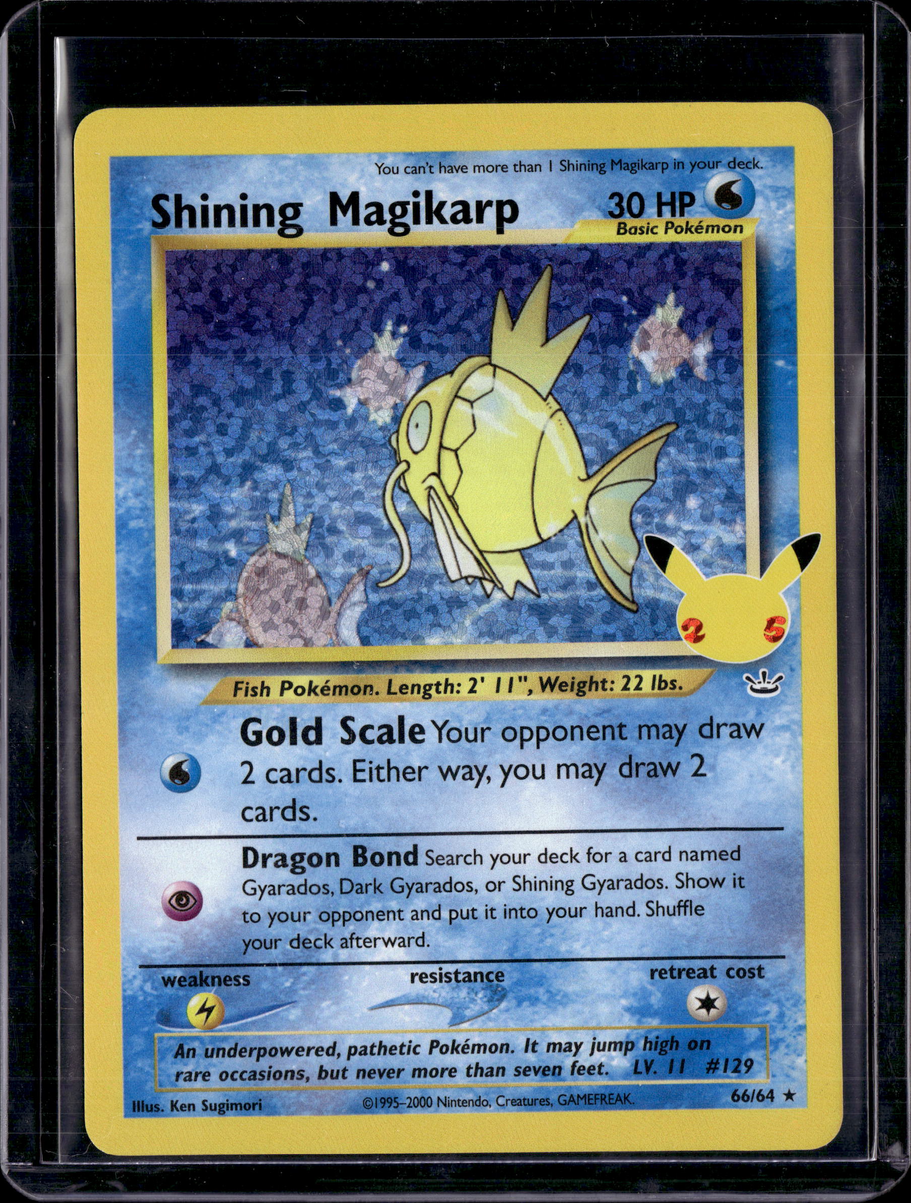 2021 Celebrations Classic Collection Shining Magikarp Holo 66/64 (B)