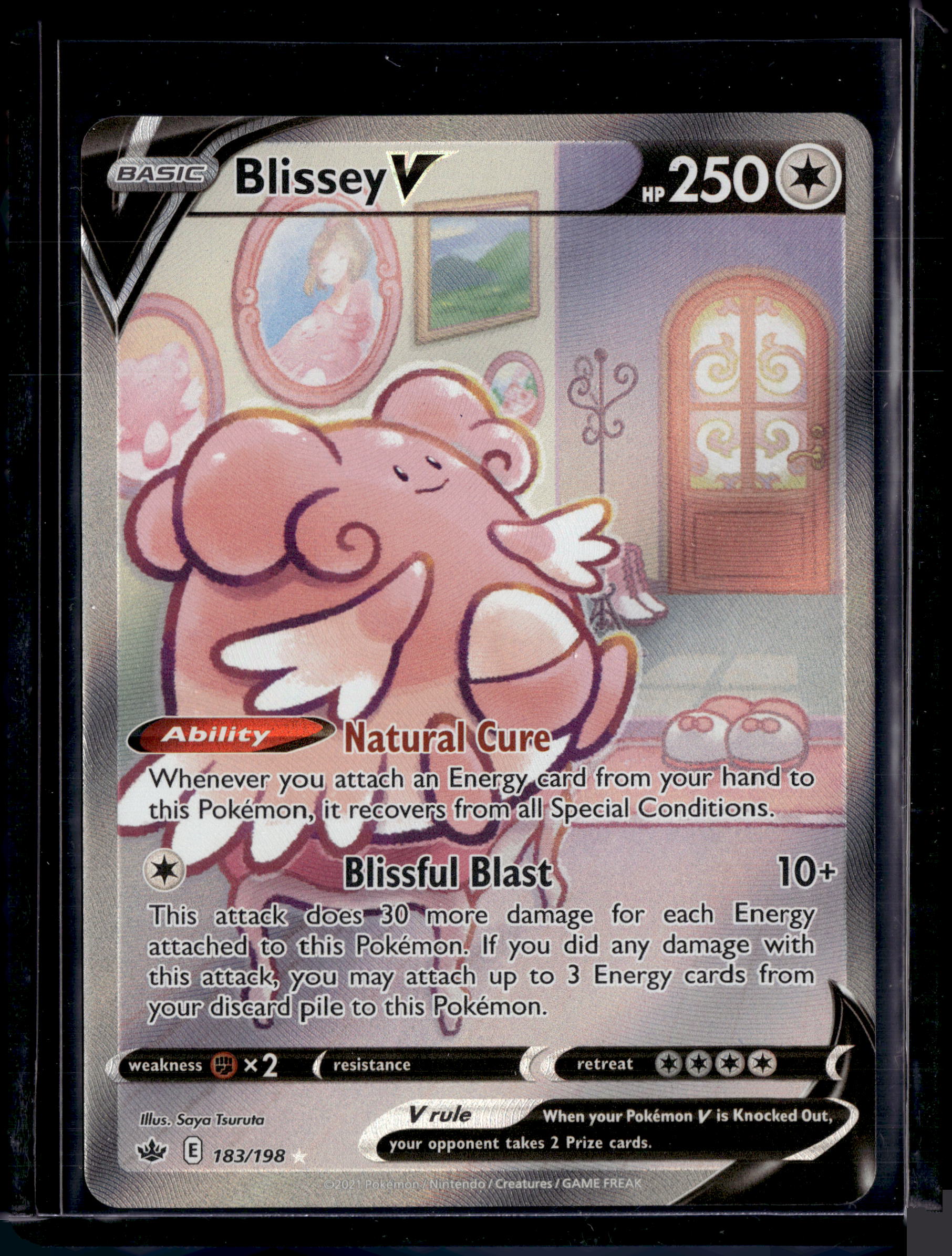 2021 Chilling Reign Blissey Ultra Rare Holo 183/198