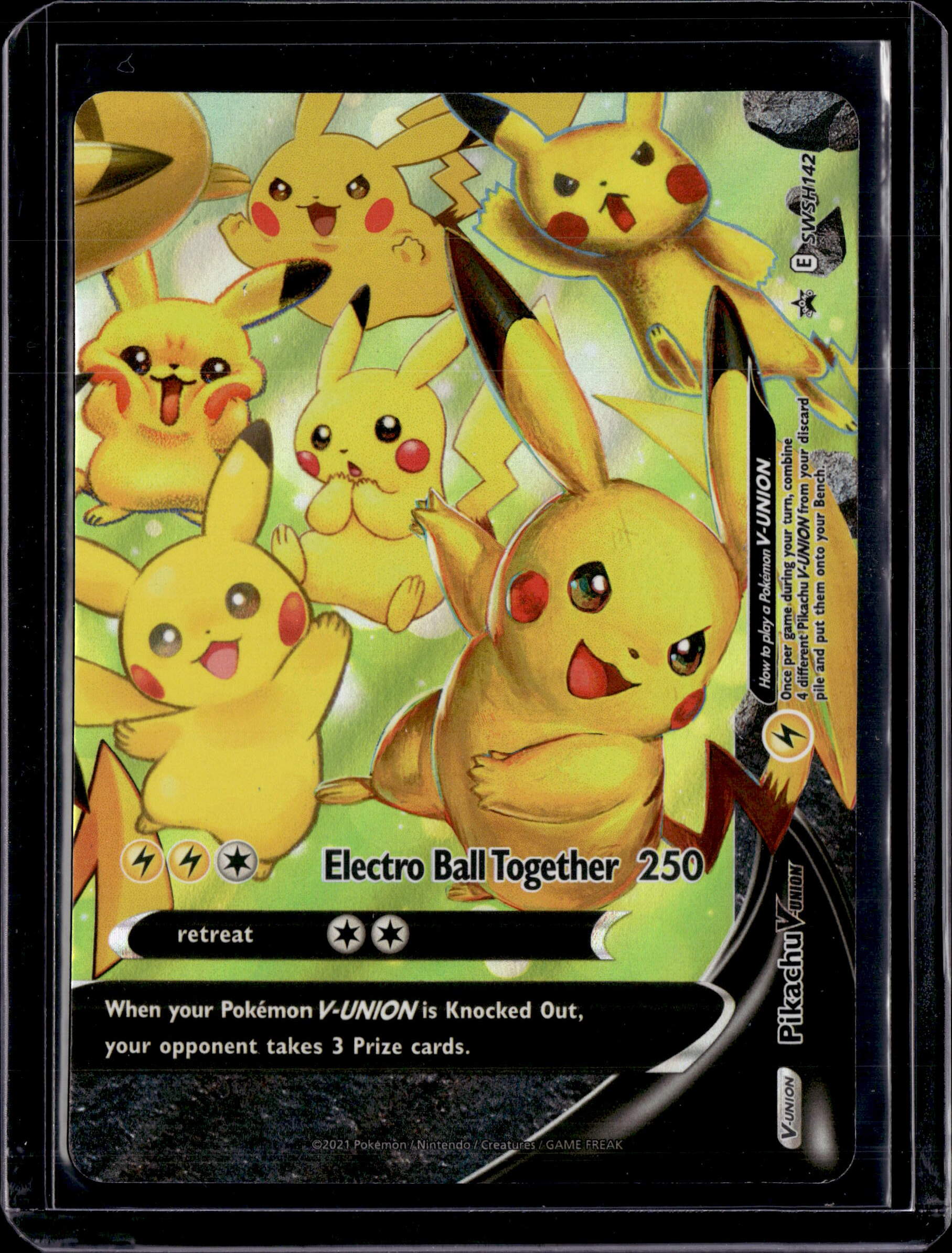 2021 Sword & Shield Promo Pikachu V-Union(Set Of 4) Holo (A)