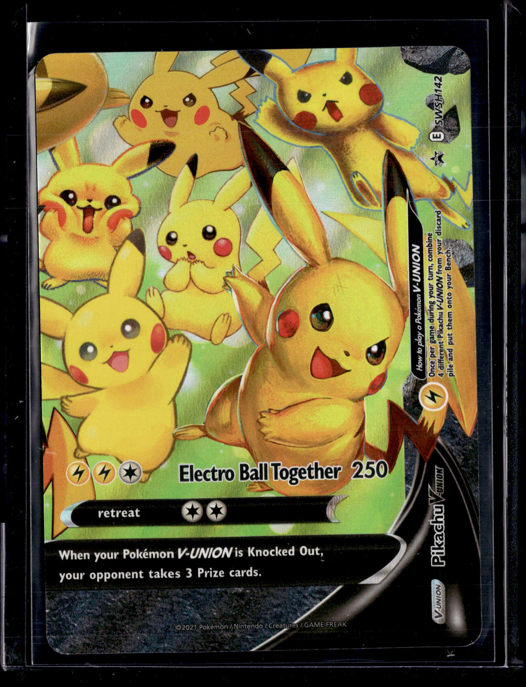 2021 Sword & Shield Promo Pikachu V-Union(Set Of 4) Holo (B)