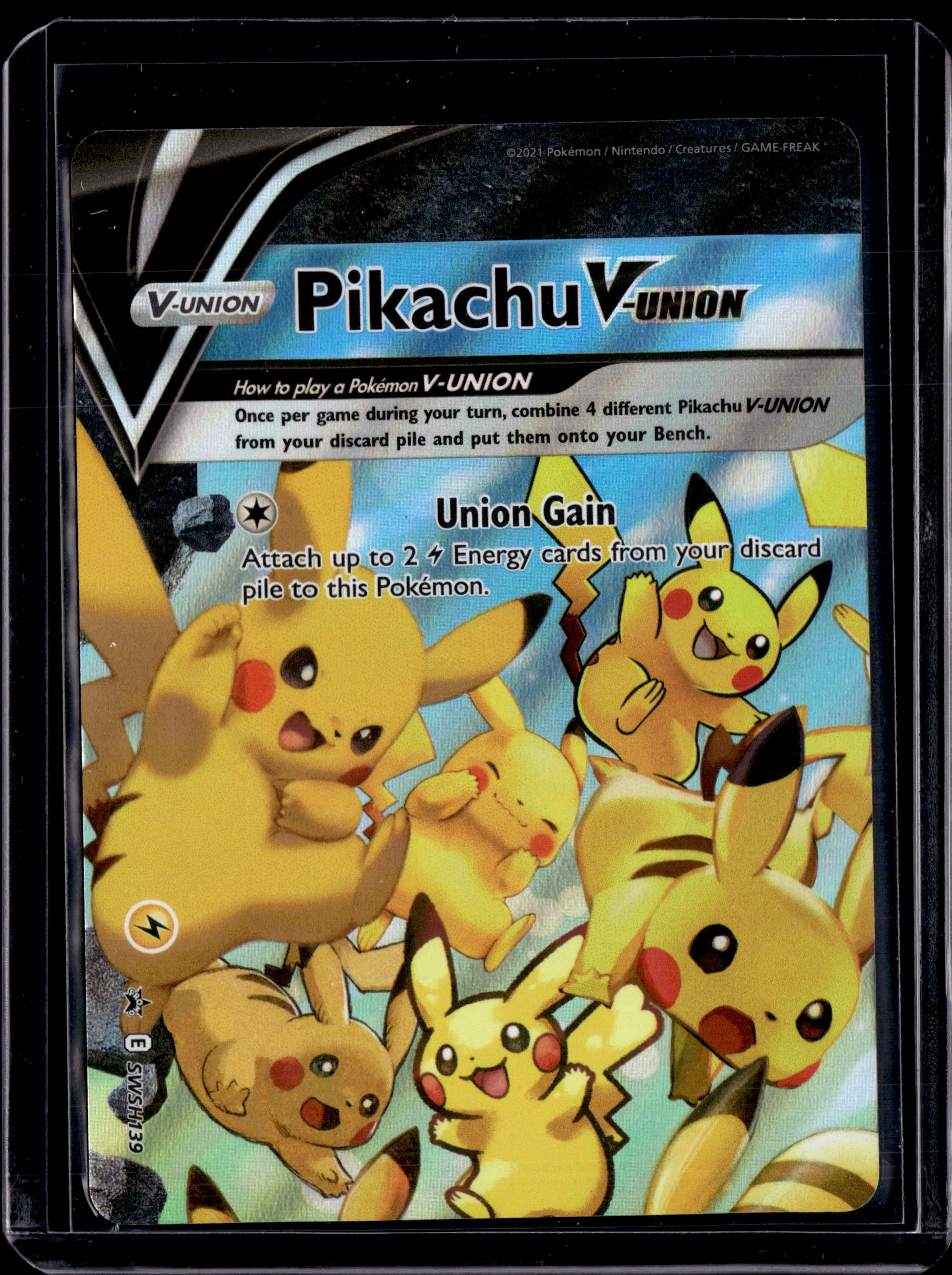 2021 Sword & Shield Promo Pikachu V-Union(Set Of 4) Holo (B)