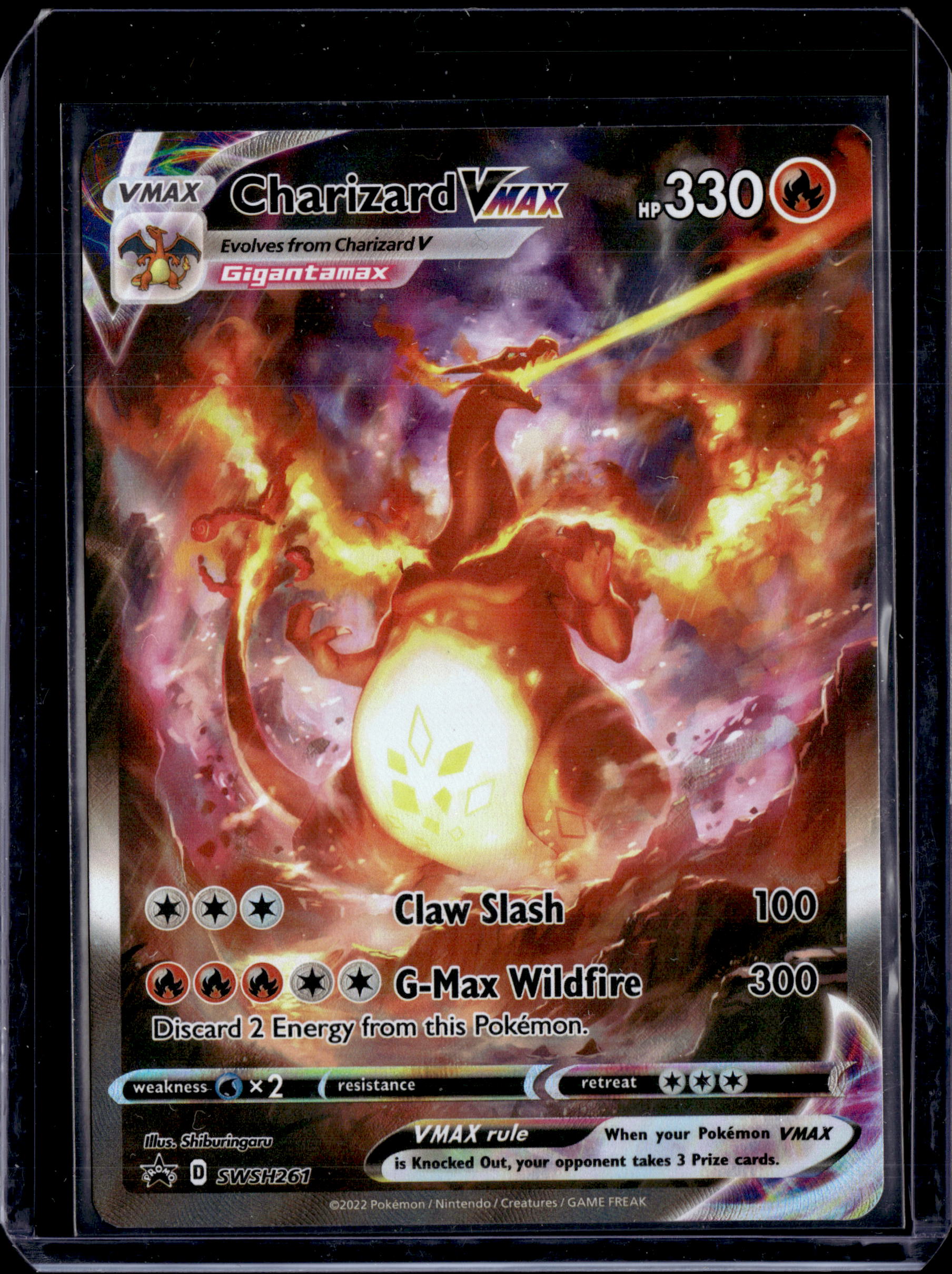 2022 Sword & Shield Promo Charizard VMAX SWSH261