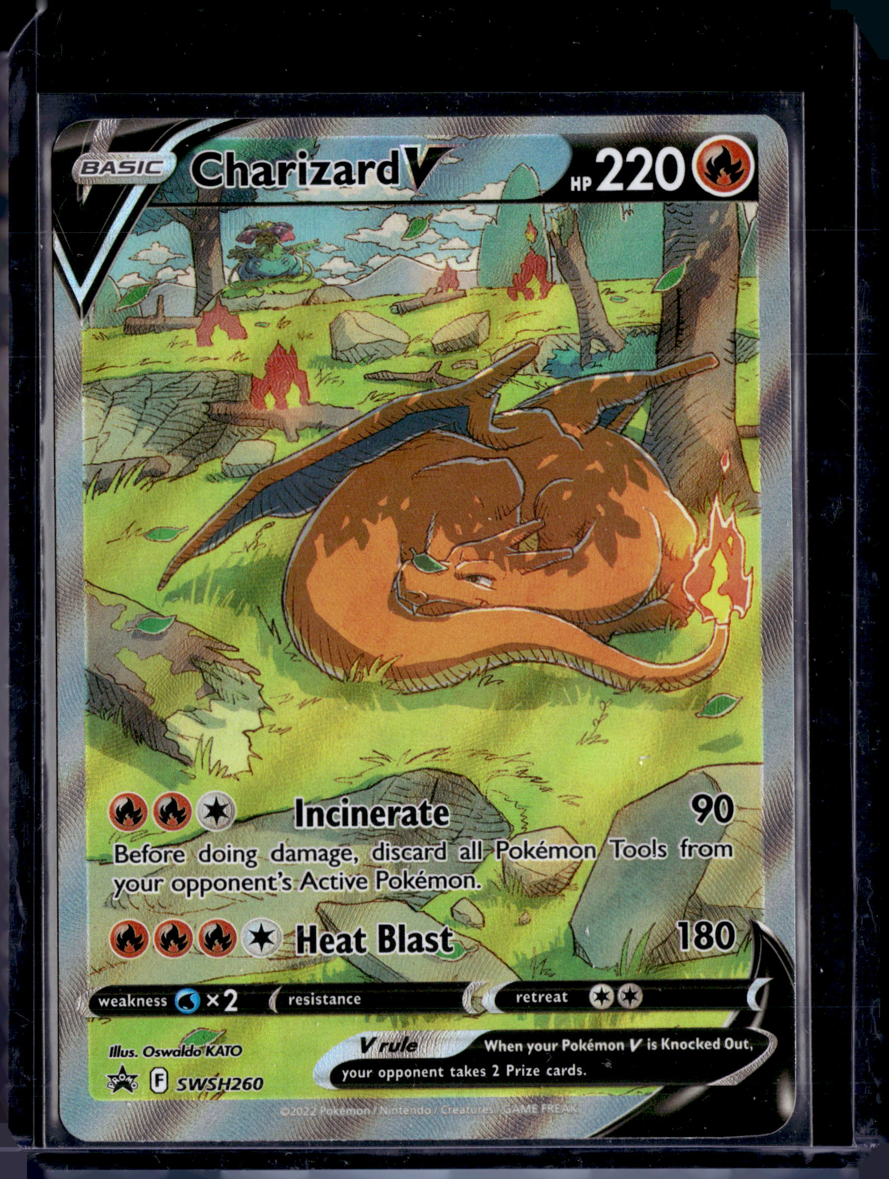 2022 Sword & Shield Promo Charizard V Holo SWSH260