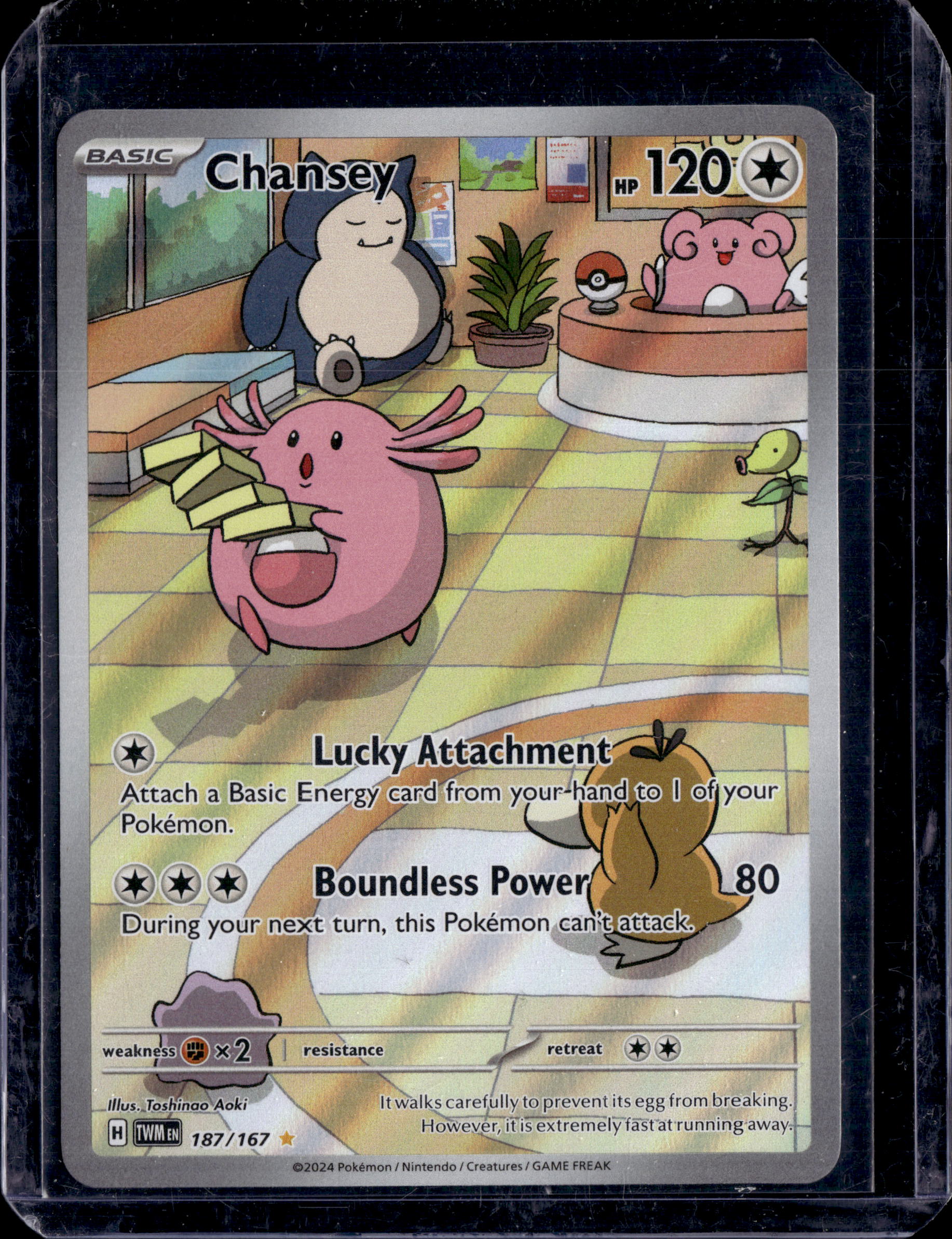 2024 Twilight Masquerade Chansey IR 187/167 (A)