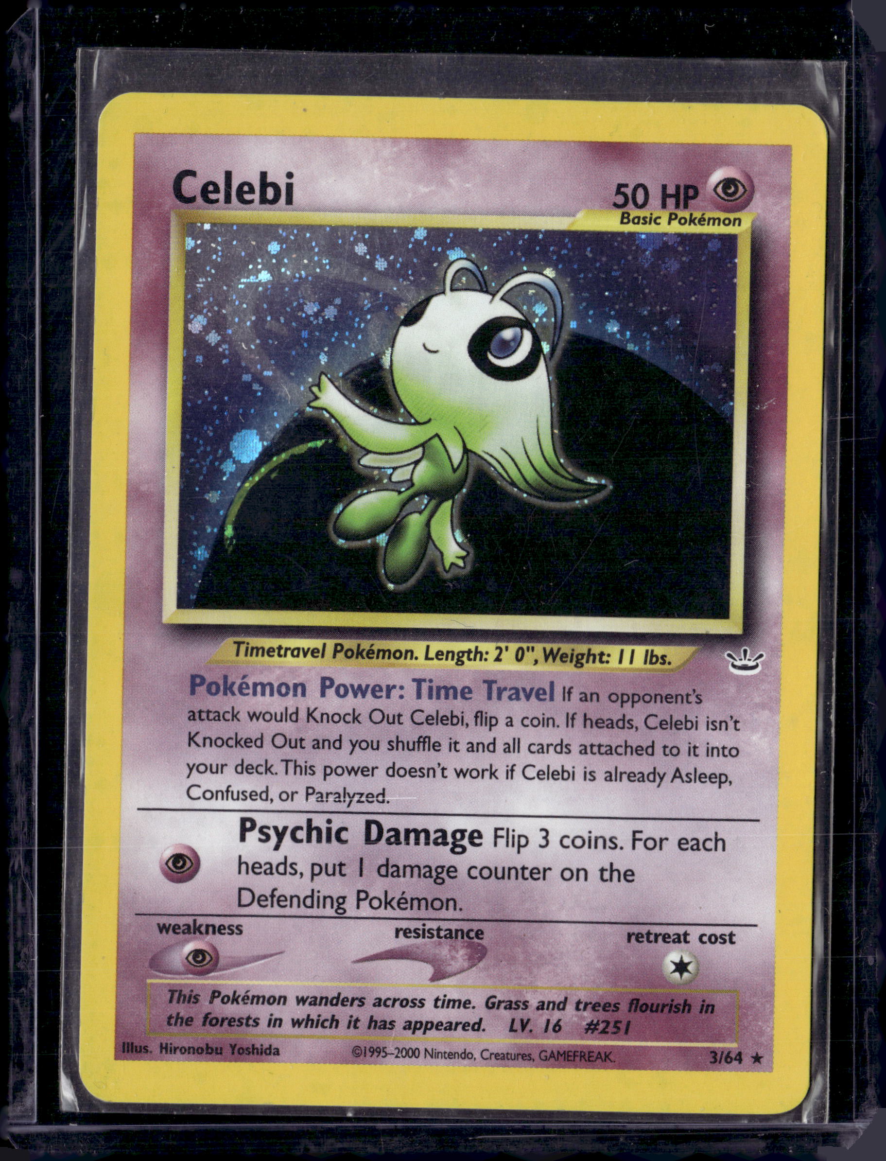 2001 Neo Revelation Celebi Holo Raree