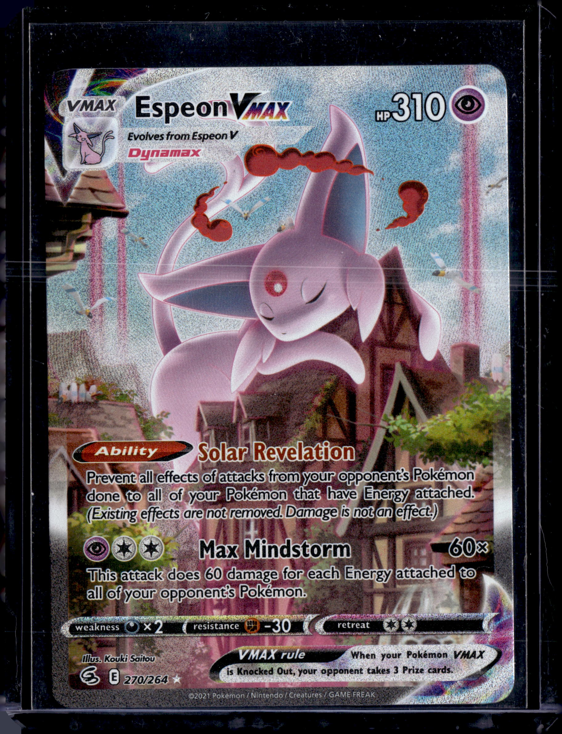 2021 Fusion Strike Espeon VMAX Alternate Art