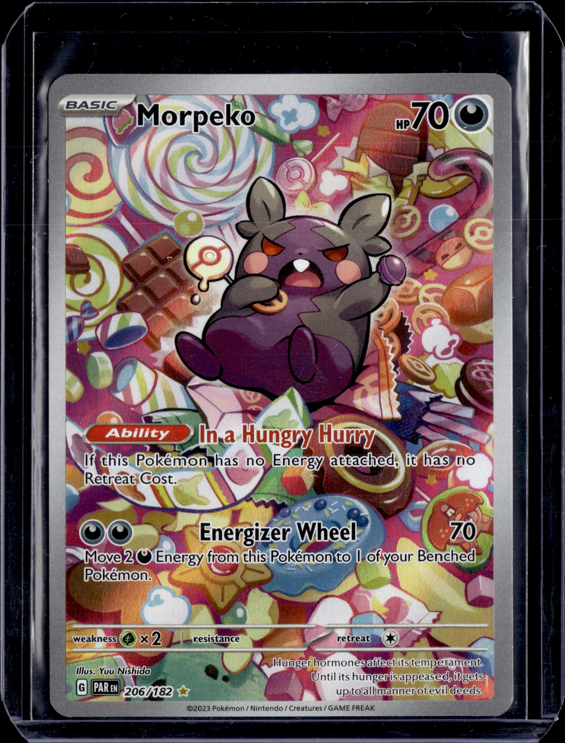 2023 Pokémon TCG Morpeko 206/182 Holo Illustration Rare