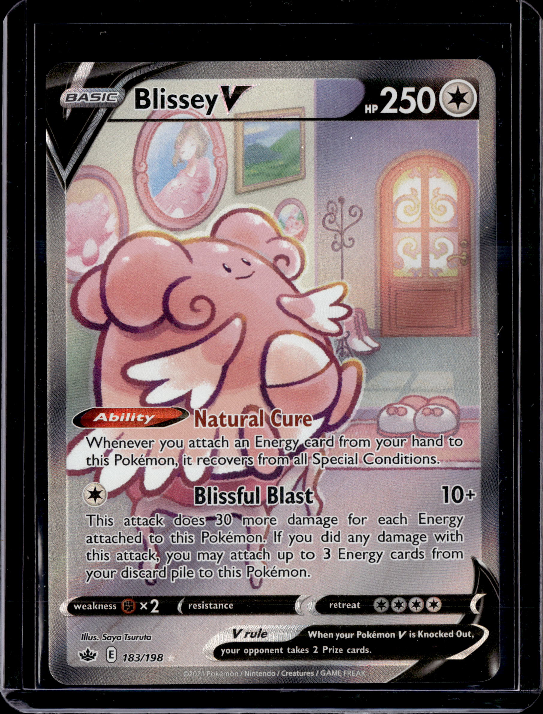 2021 Chilling Reign Blissey V (Alternate Art) Ultra Rare