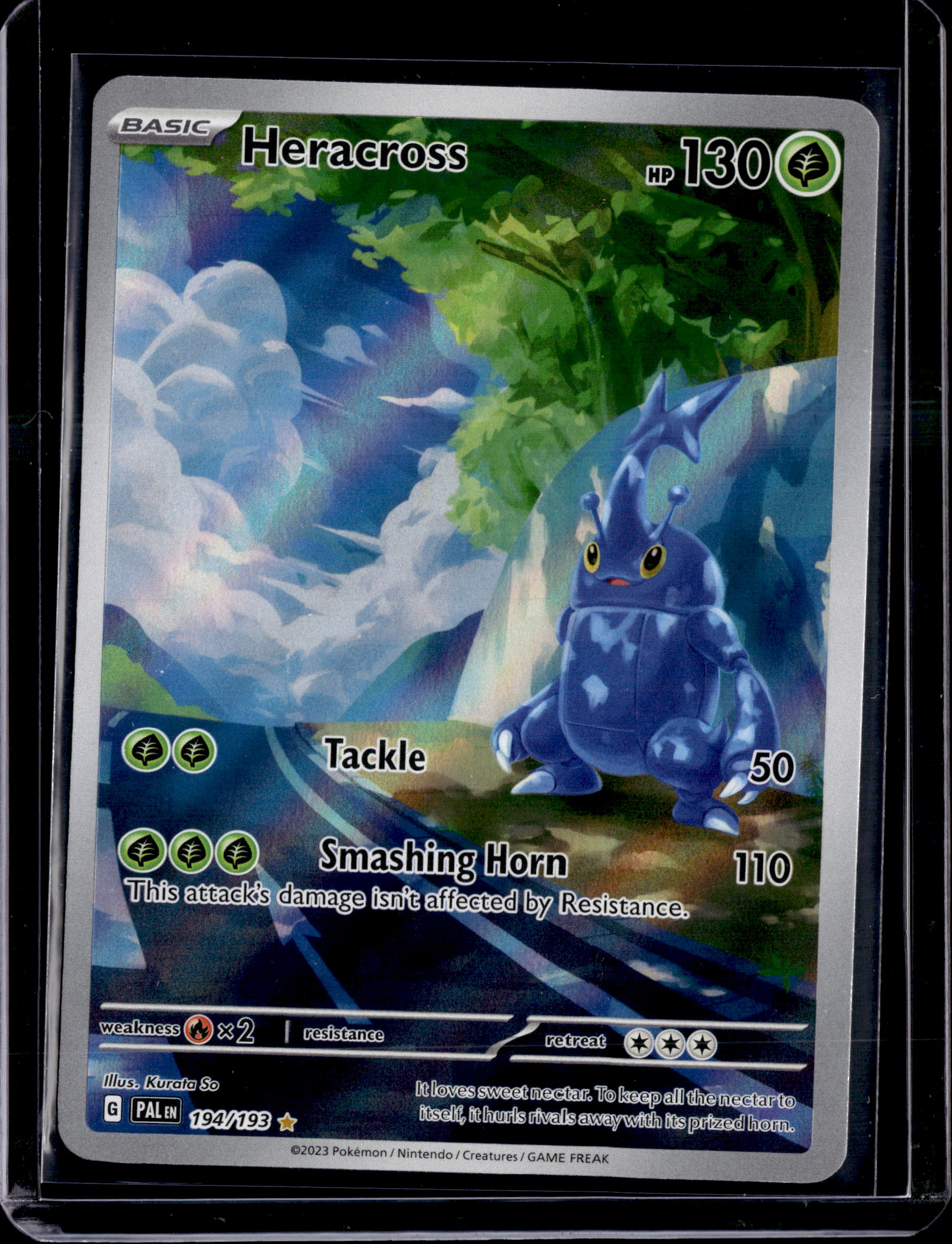 2023 Paldea Evolved Heracross Illustration Rare