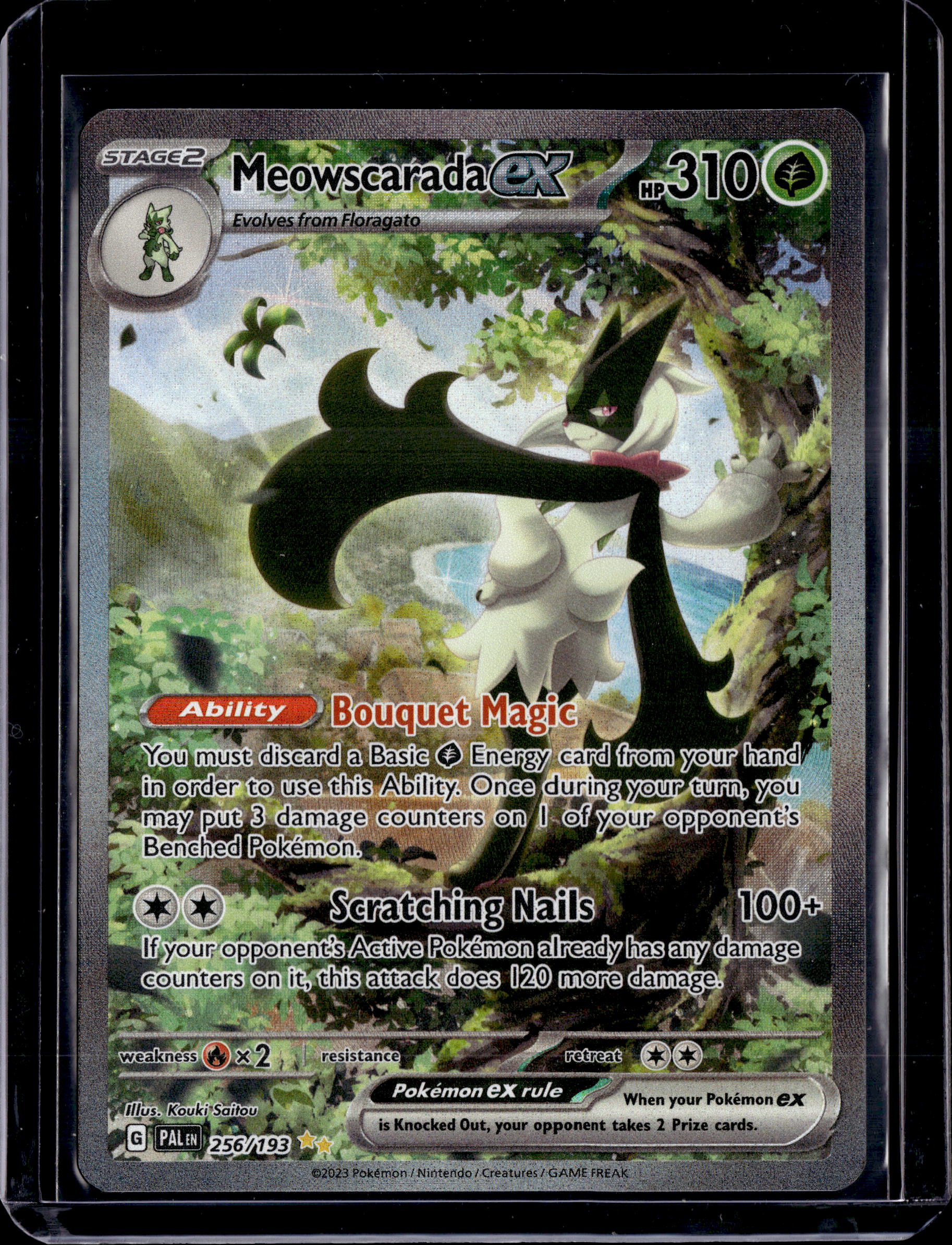 2023 Paldea Evolved Meowscarada ex Special Illustration Rare