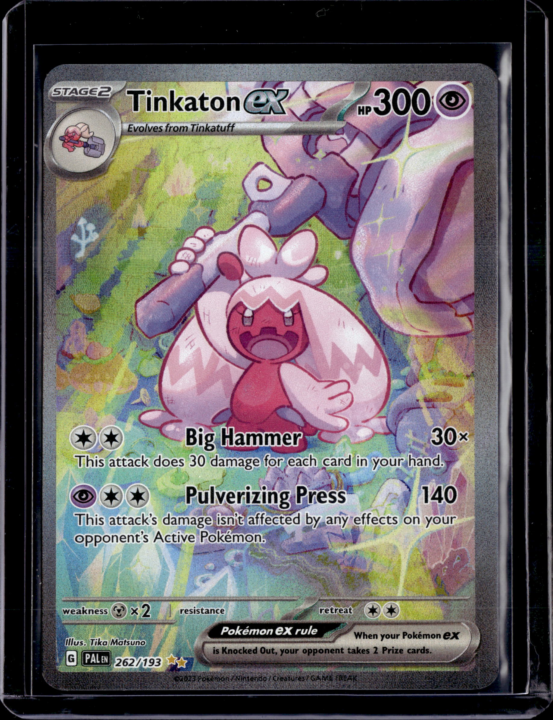 2023 Paldea Evolved Tinkaton ex Special Illustration Rare