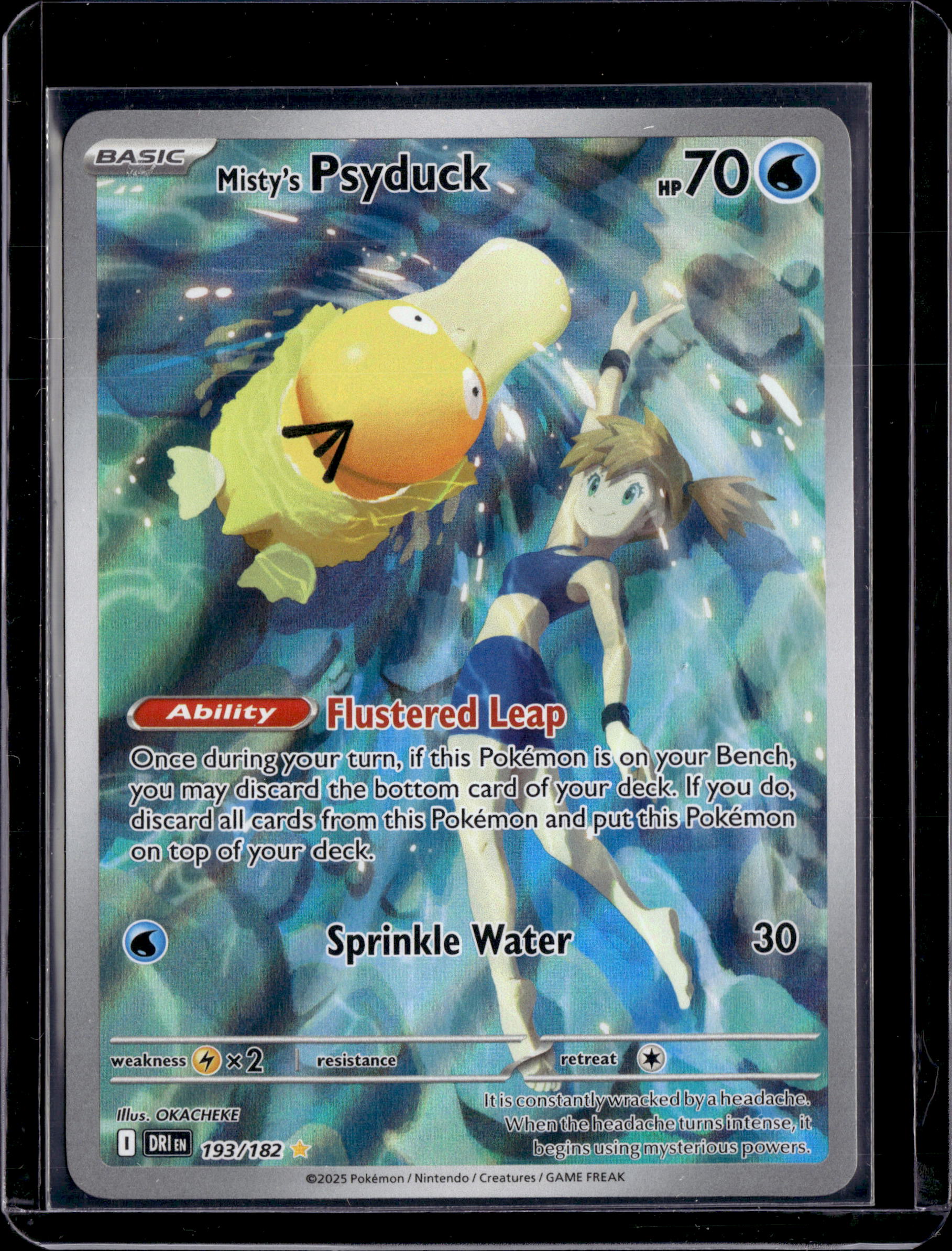 2025 Destined Rivals Misty's Psyduck IR 193/182