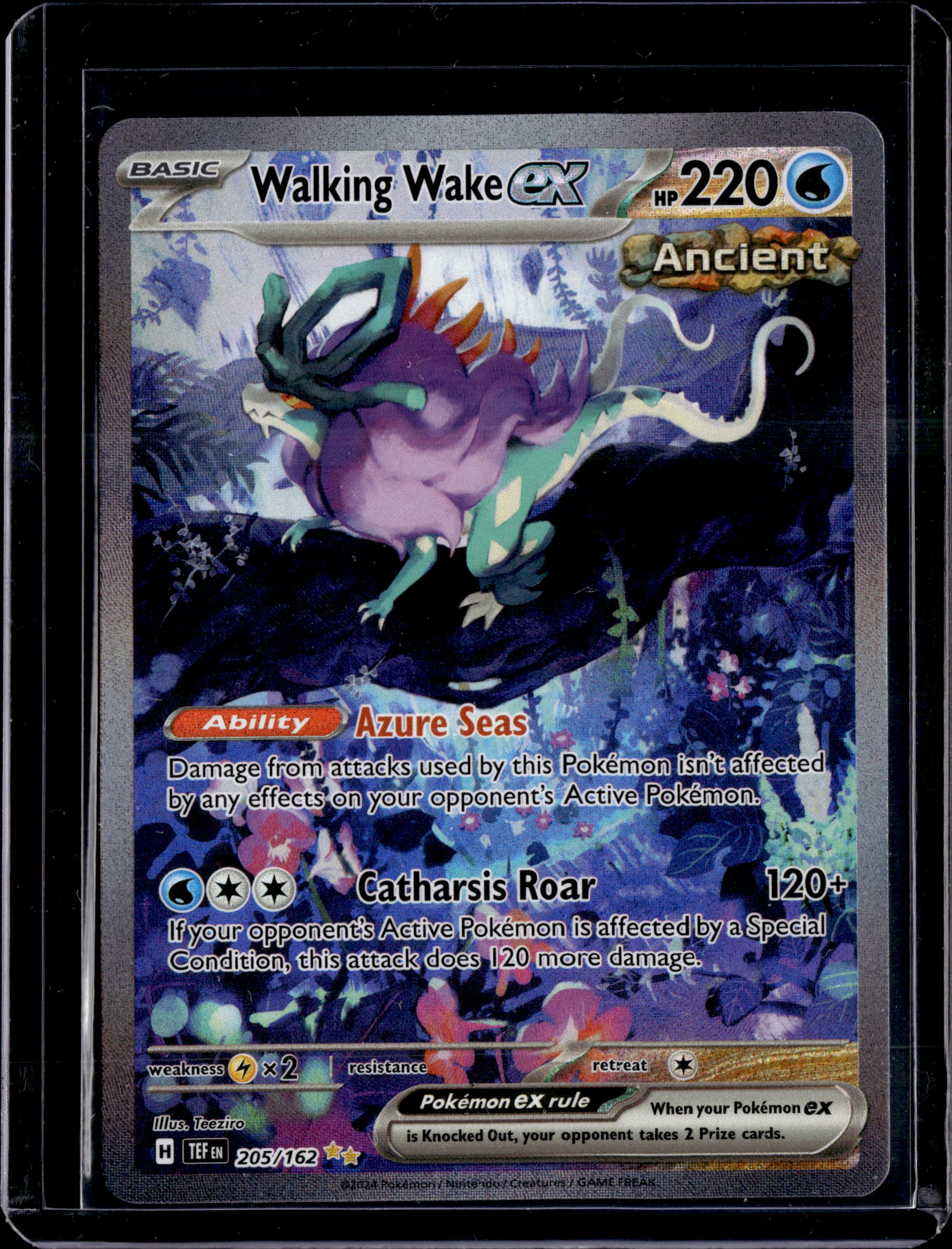 2024 Temporal Forces Walking Wake ex Special Illustration Rare