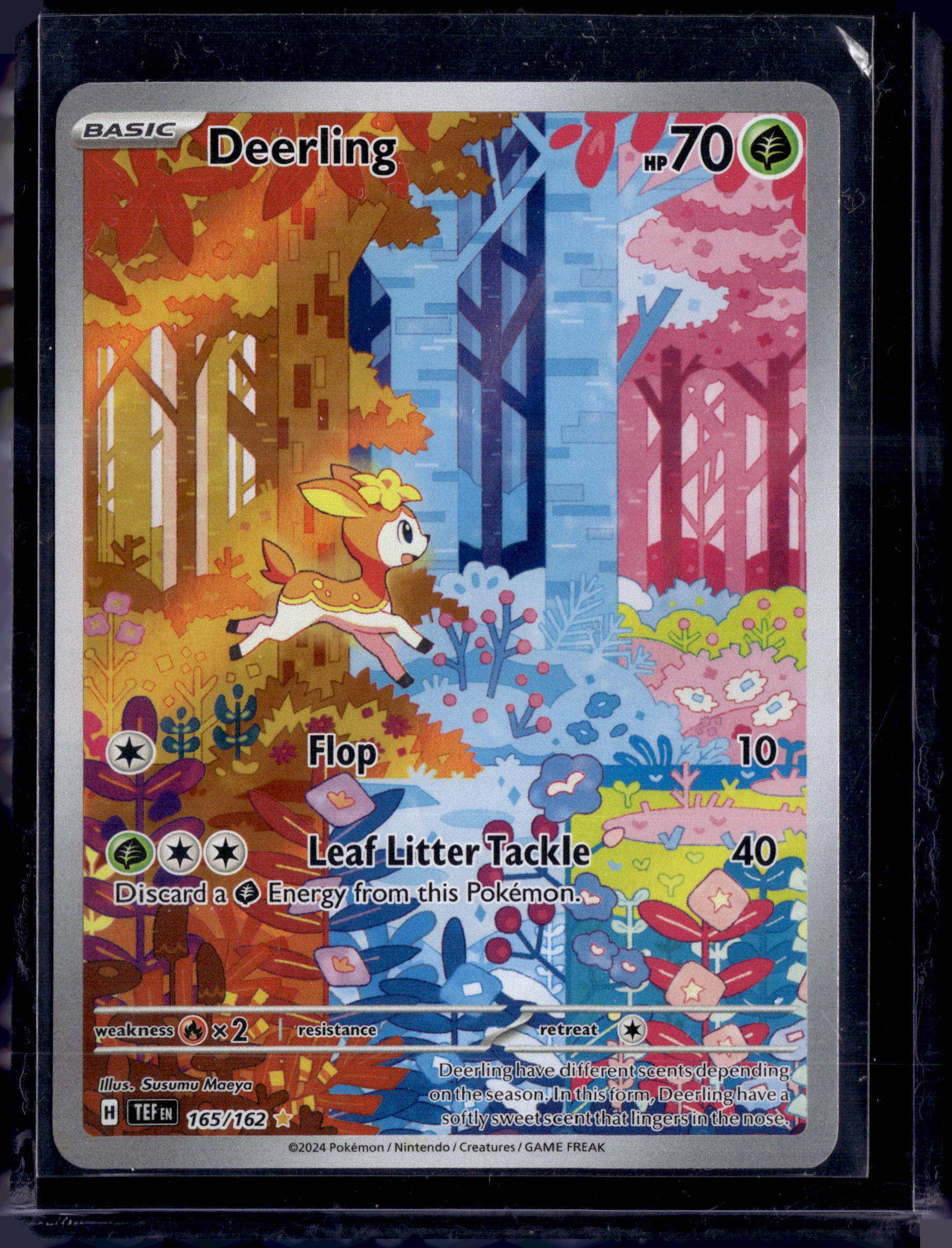 2024 Temporal Forces Deerling Illustration Rare