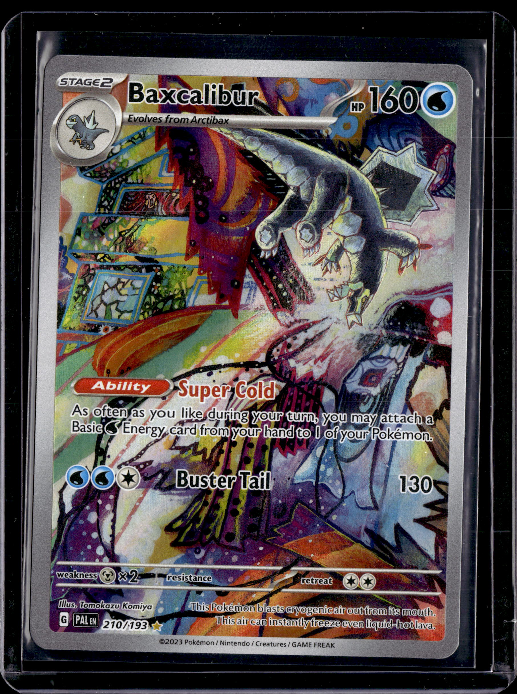 2023 Paldea Evolved Baxcalibur IR 210/193 (B)
