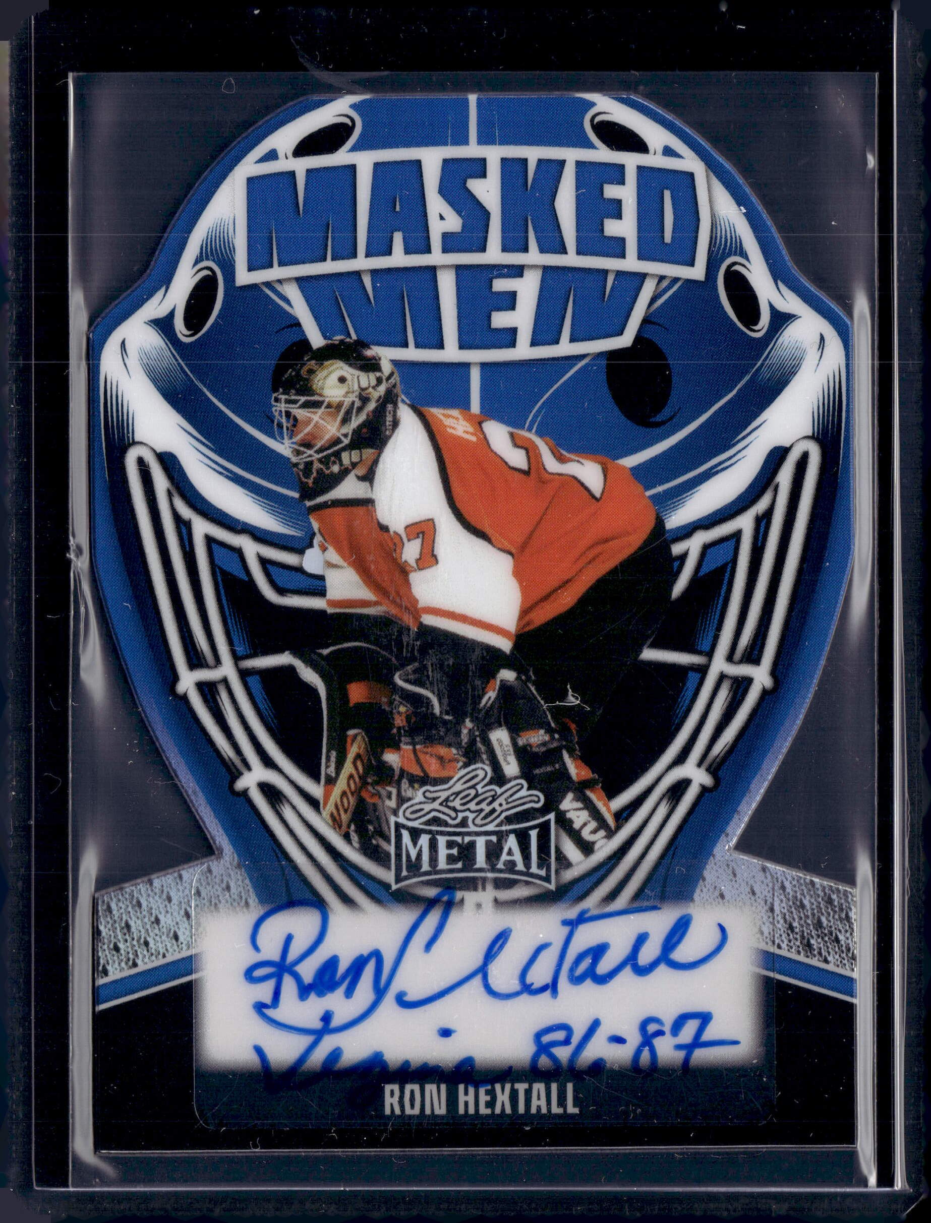 2026 Leaf Metal Hockey Masked Men Ron Hextall /5 Auto