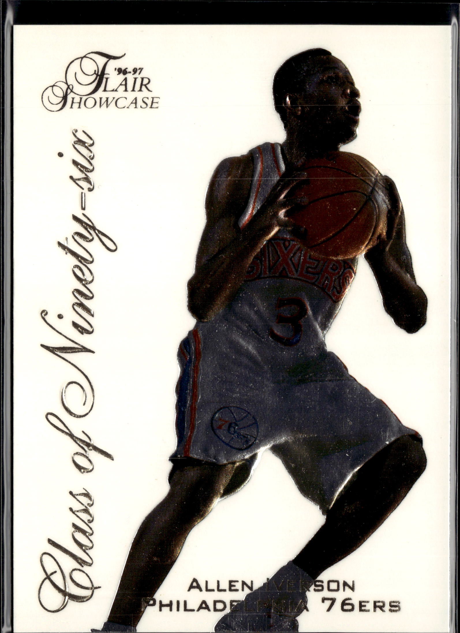 1997 Flair Showcase Allen Iverson Class Of 96' #10 of 20