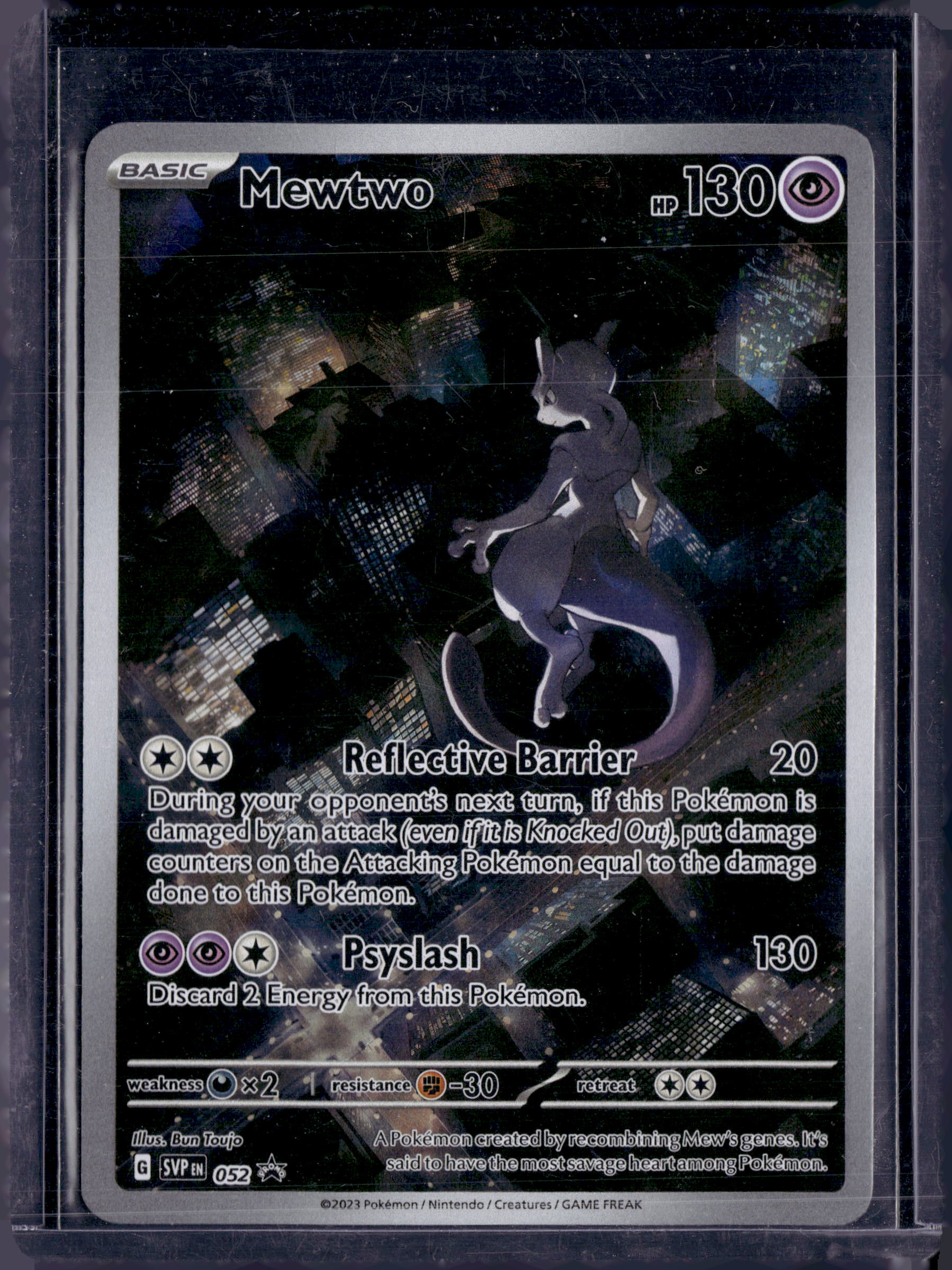 2023 Scarlet & Violet 151 Promo Mewtwo 052 (D)