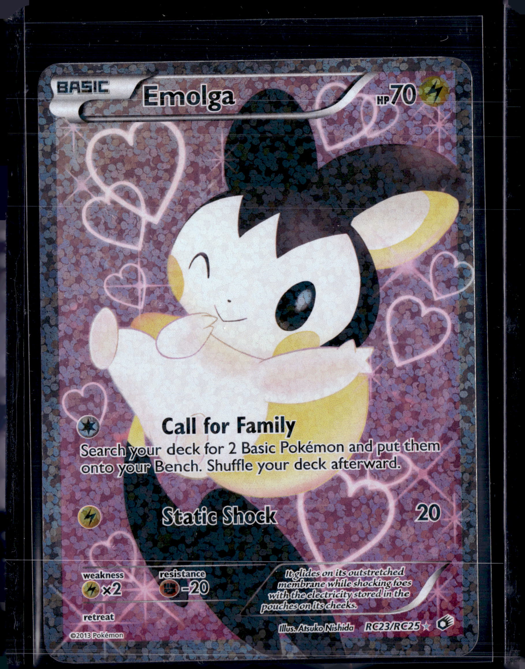 2013 Legendary Treasures Radiant Collection Emolga Ultra Rare RC23/RC25 (B)