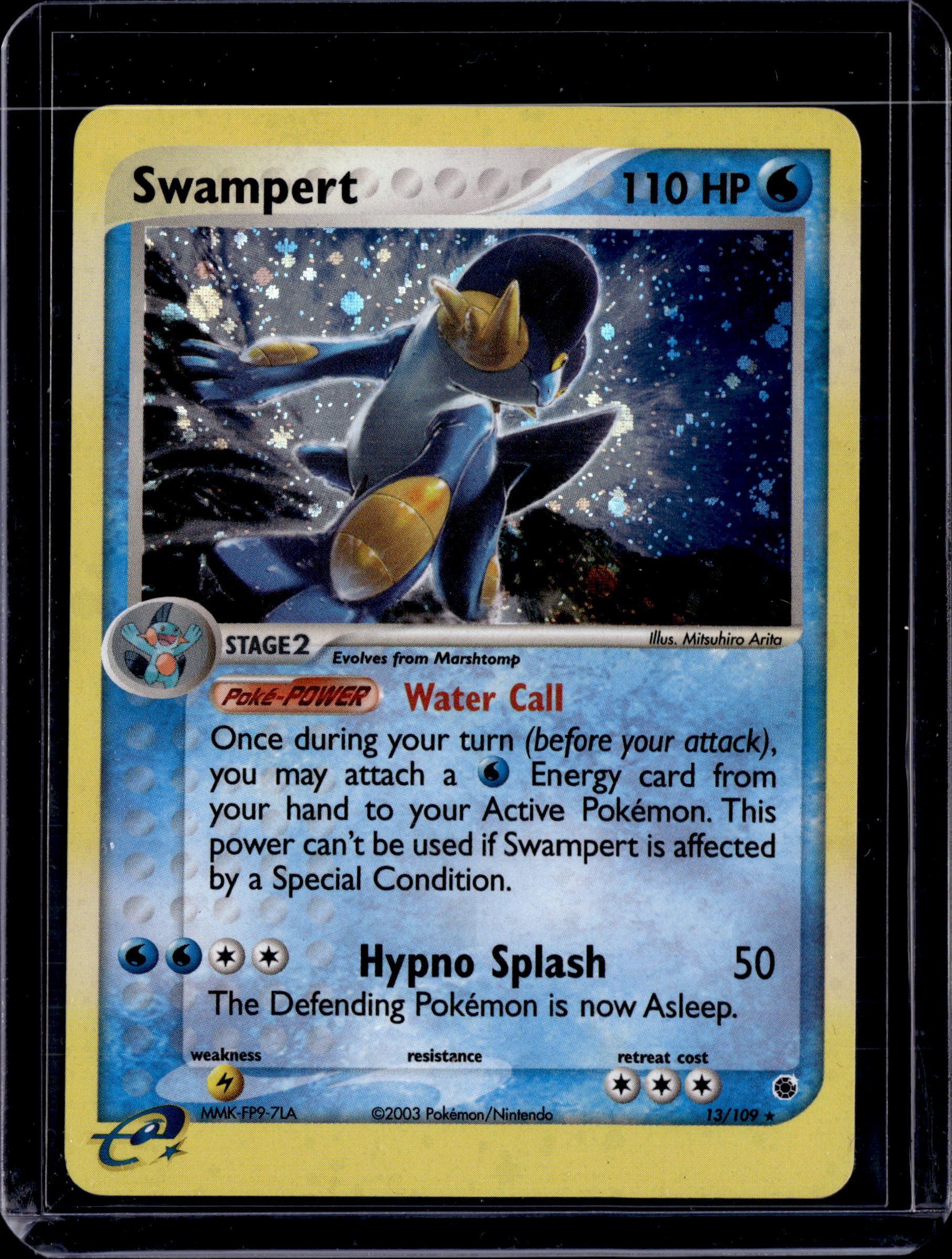 2003 EX Ruby & Sapphire Swampert Holo Rare