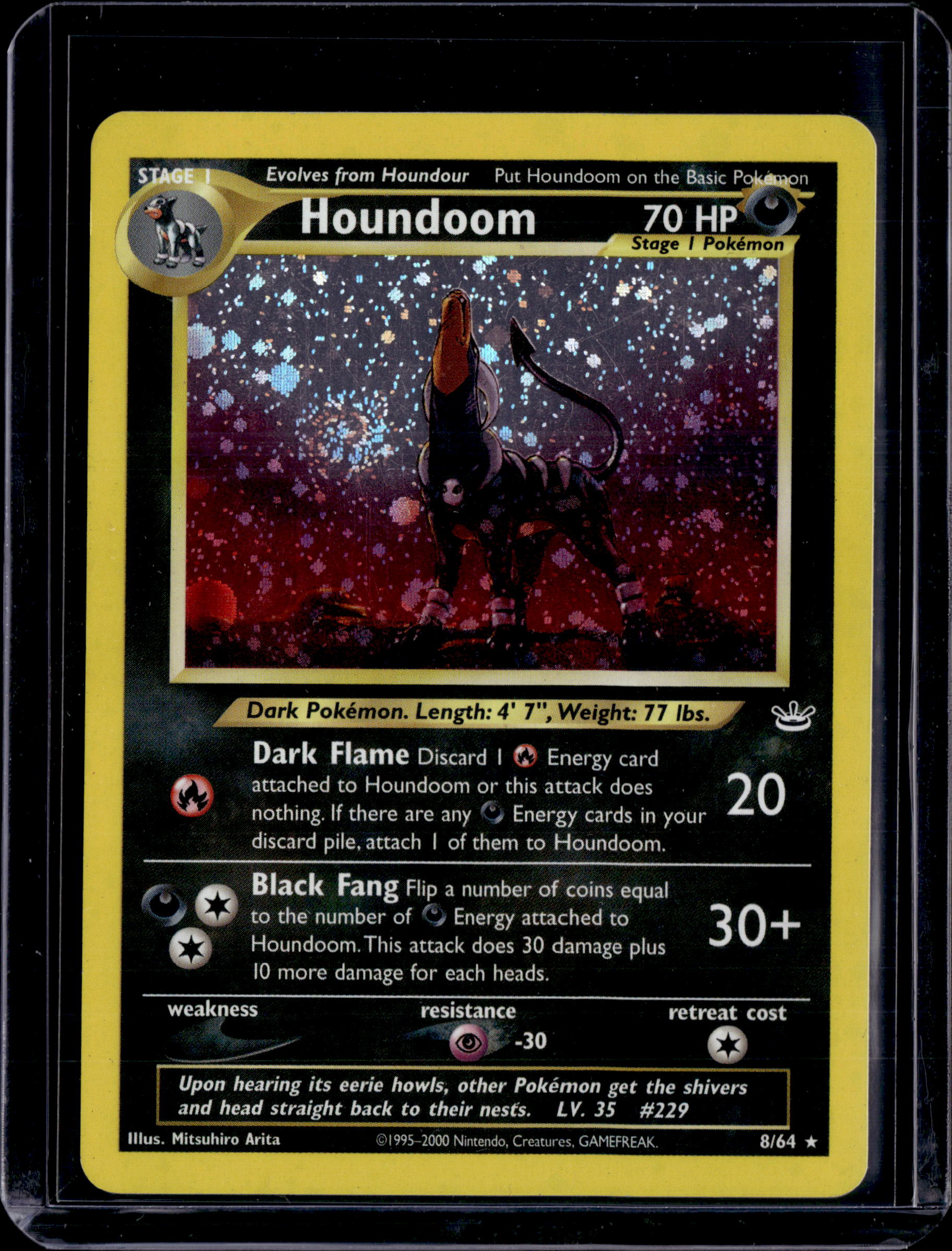 2001 Neo Revelation Houndoom Holo Rare
