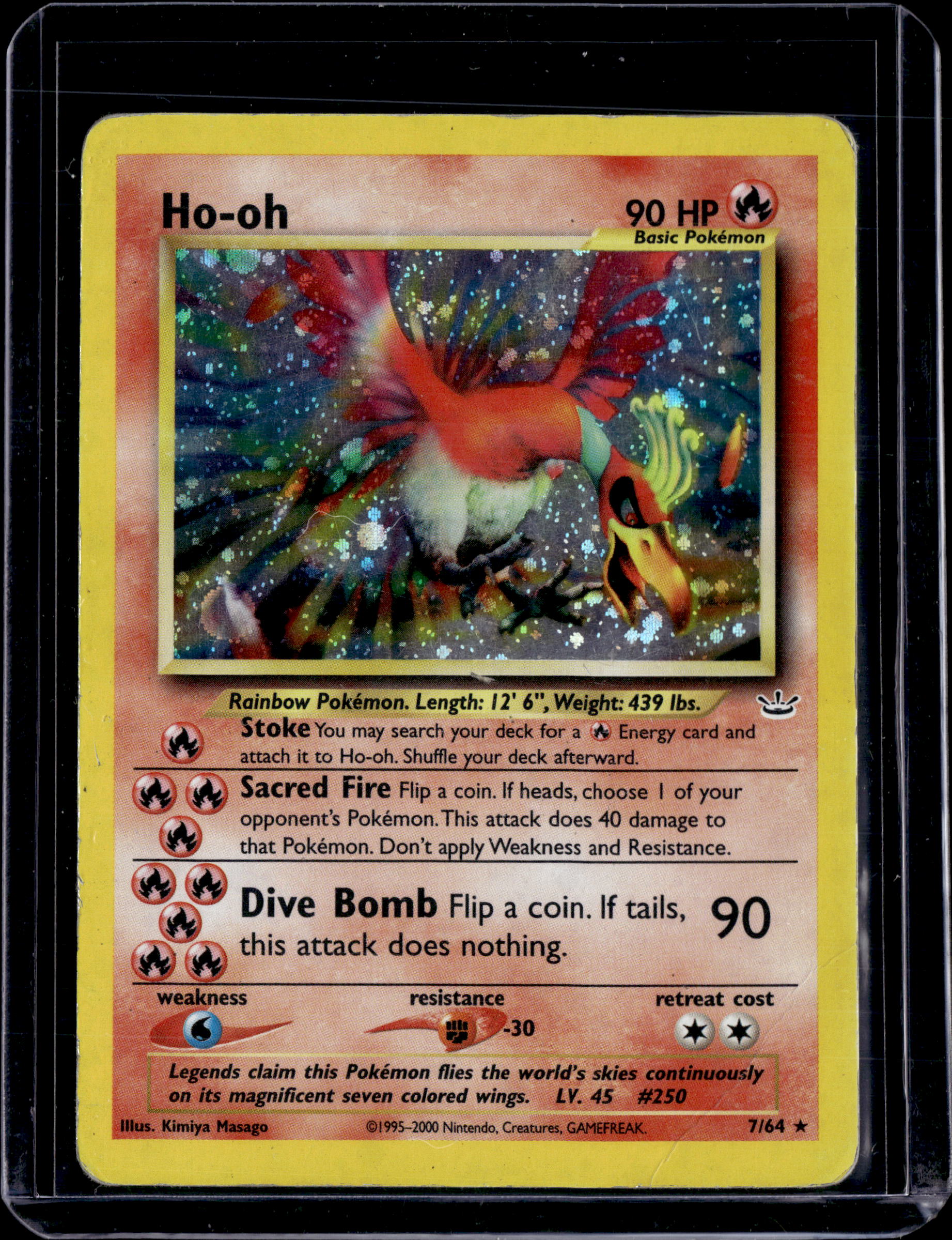 2001 Neo Revelation Ho-oh Holo Rare