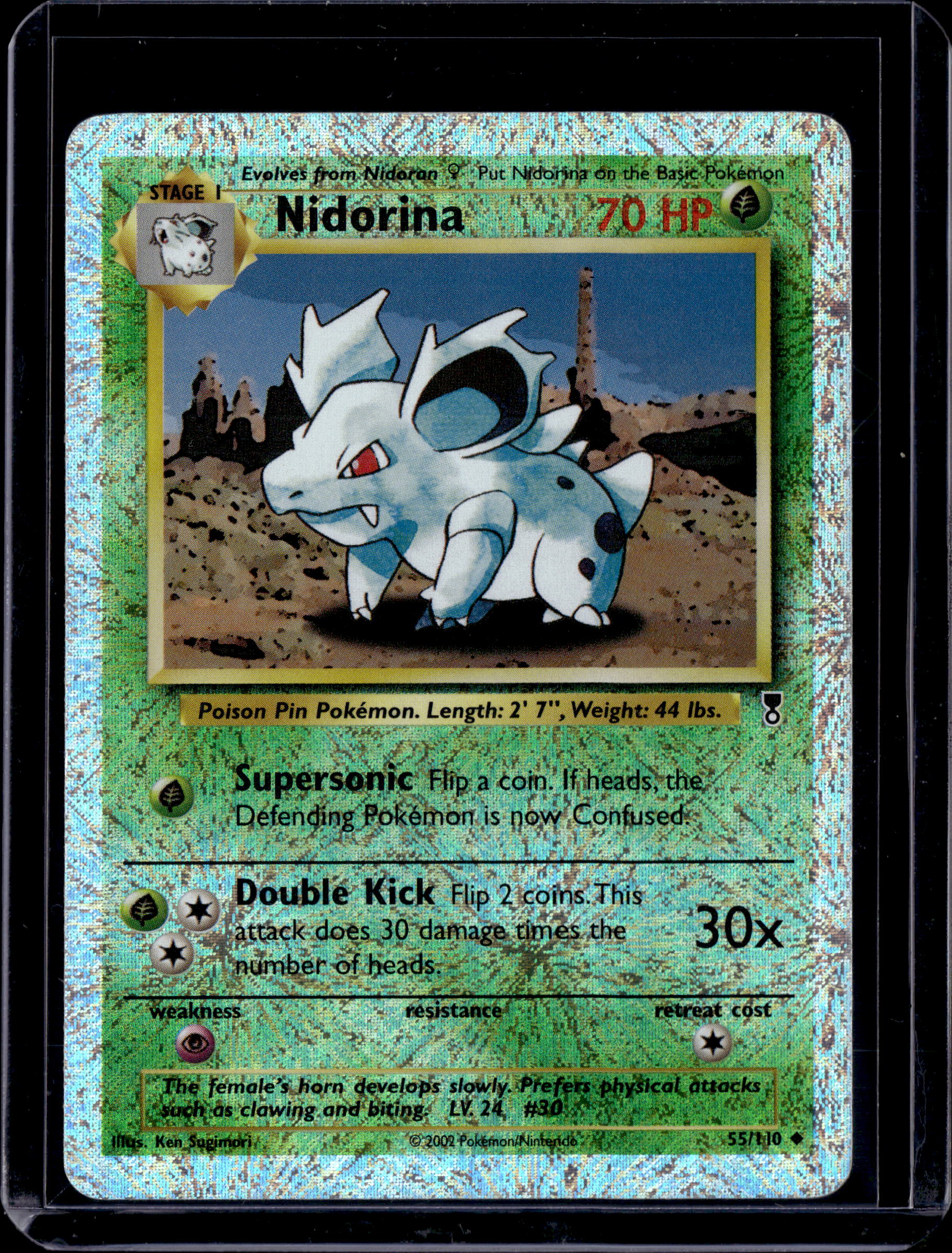 2002 Legendary Collection Nidorina Reverse Holo