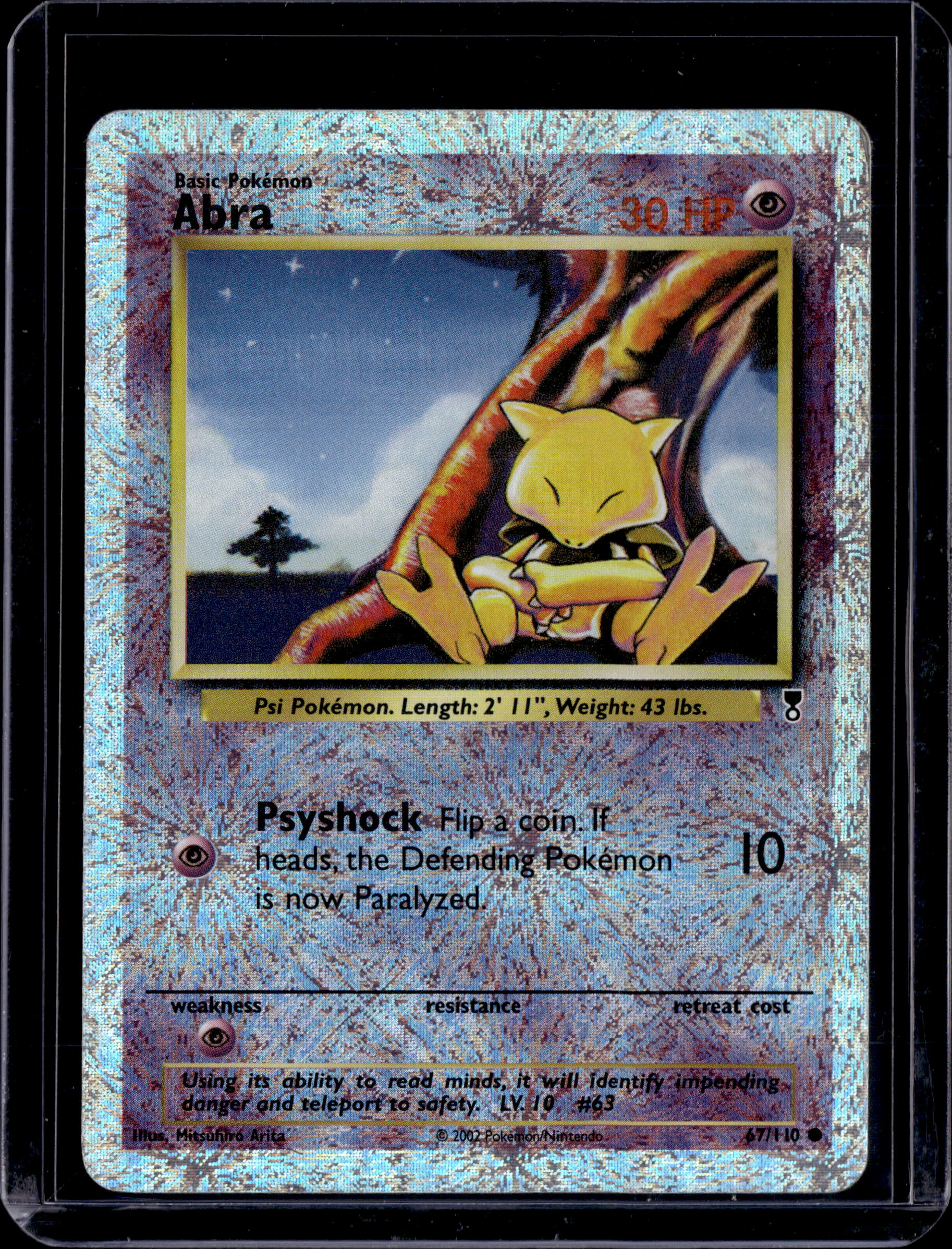 2002 Legendary Collection Abra Reverse Holo