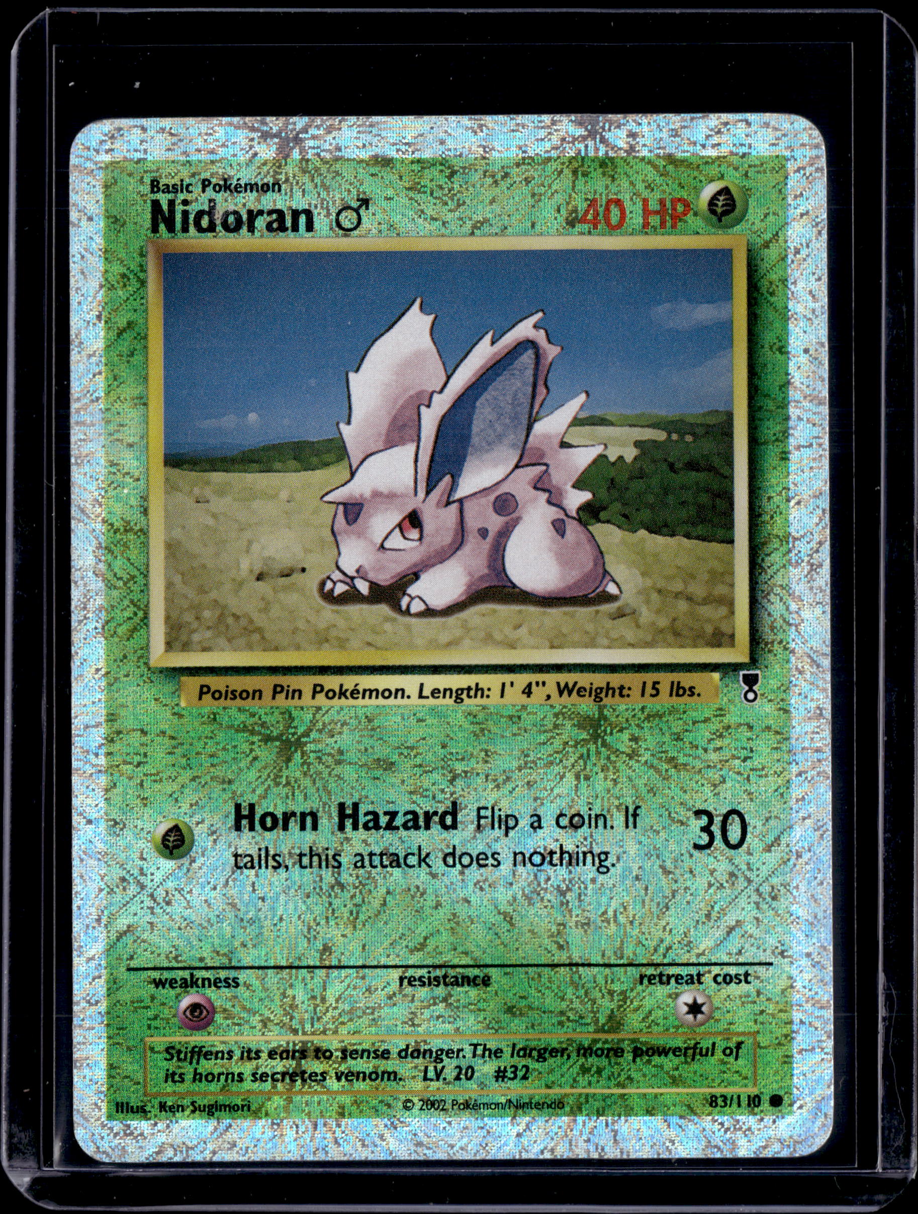 2002 Legendary Collection Nidoran Reverse Holo