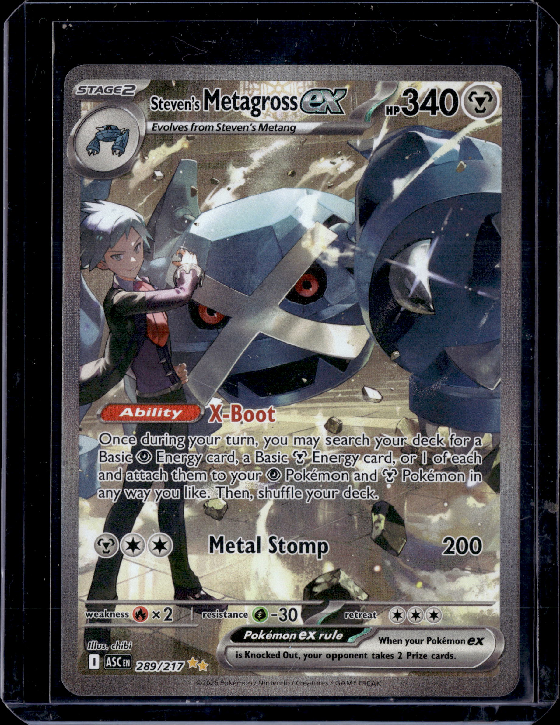 2026 Ascended Heroes Steven's Metagross ex Special Illustration Rare