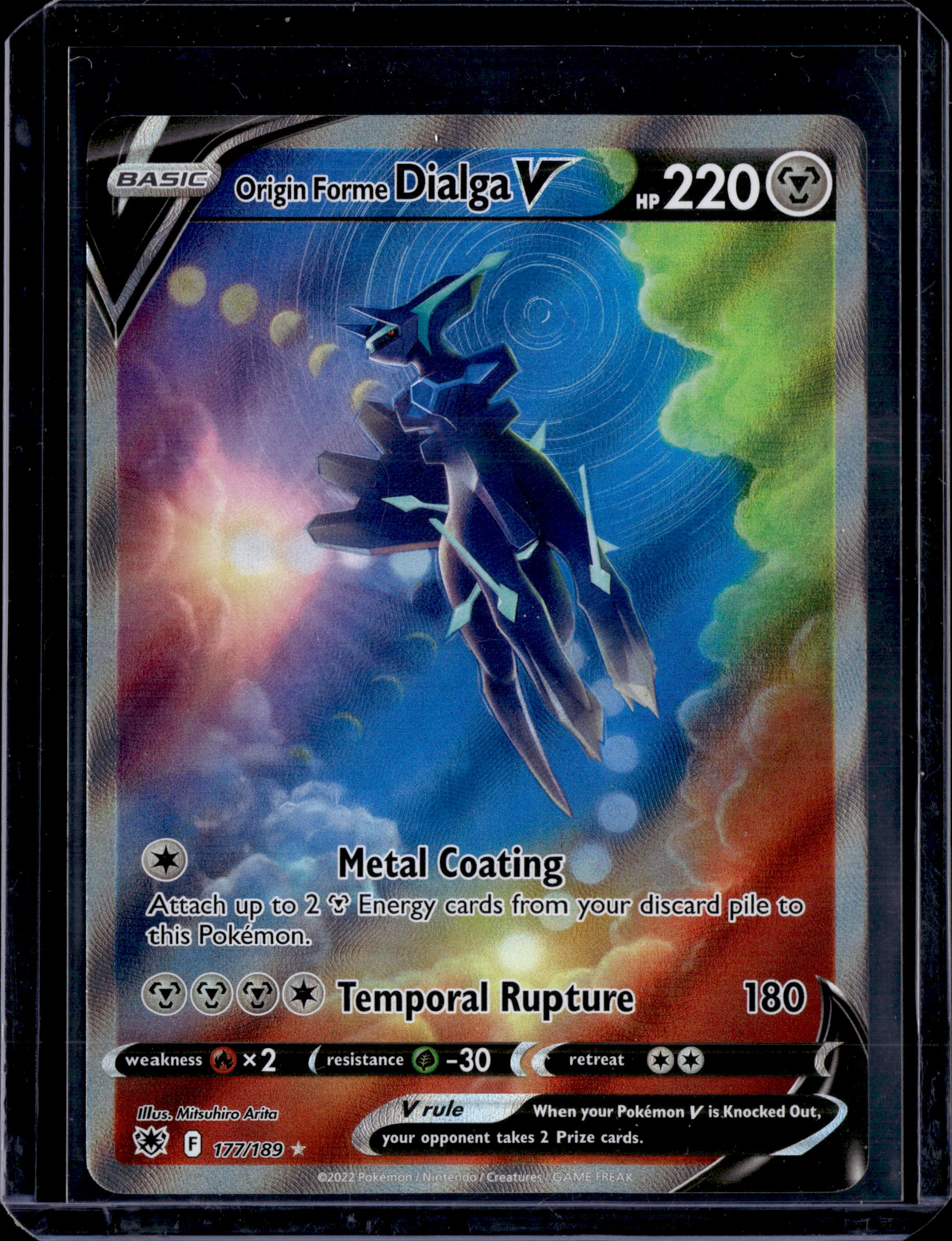 2022 Astral Radiance Origin Forme Dialga V (Alt Art) Ultra Rare