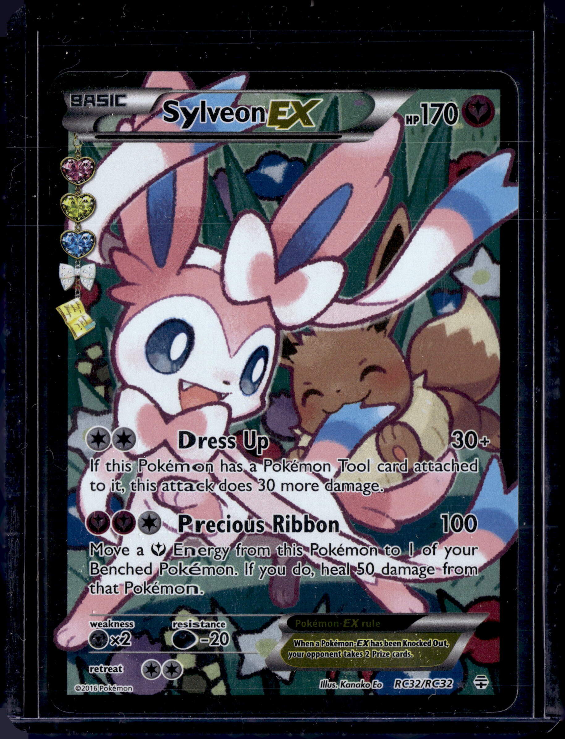 2016 Generations: Radiant Collection Sylveon EX RC32/RC32 Ultra Rare
