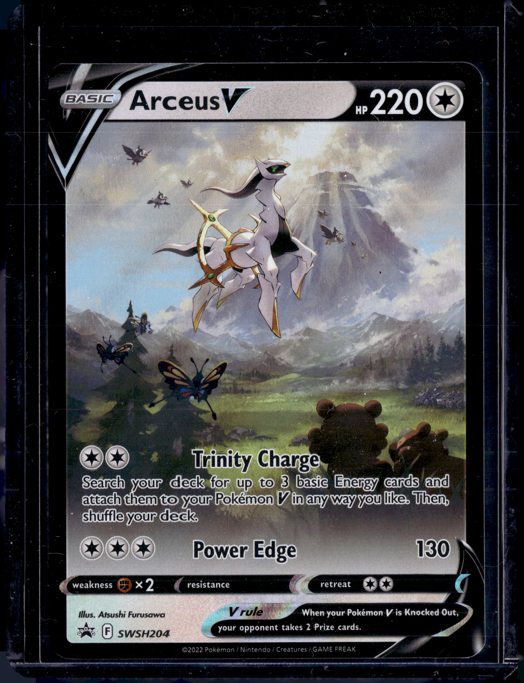 2022 Sword & Shield Promo Arceus V Holo SWSH204
