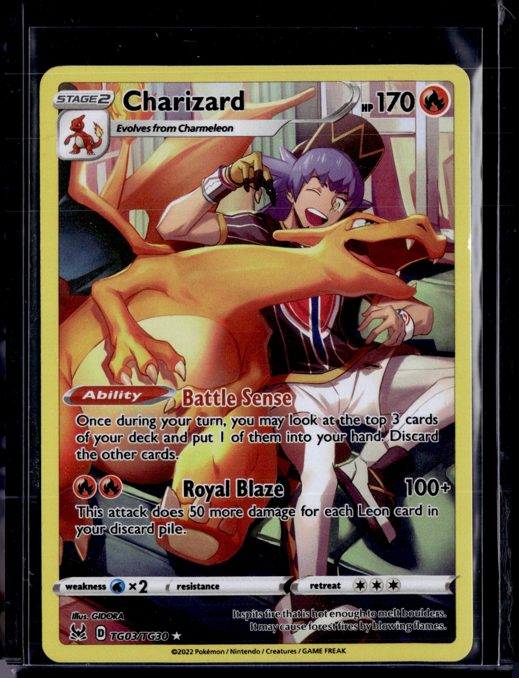 2022 Lost Origin Trainer Gallery Charizard Ultra Rare TG03/TG30
