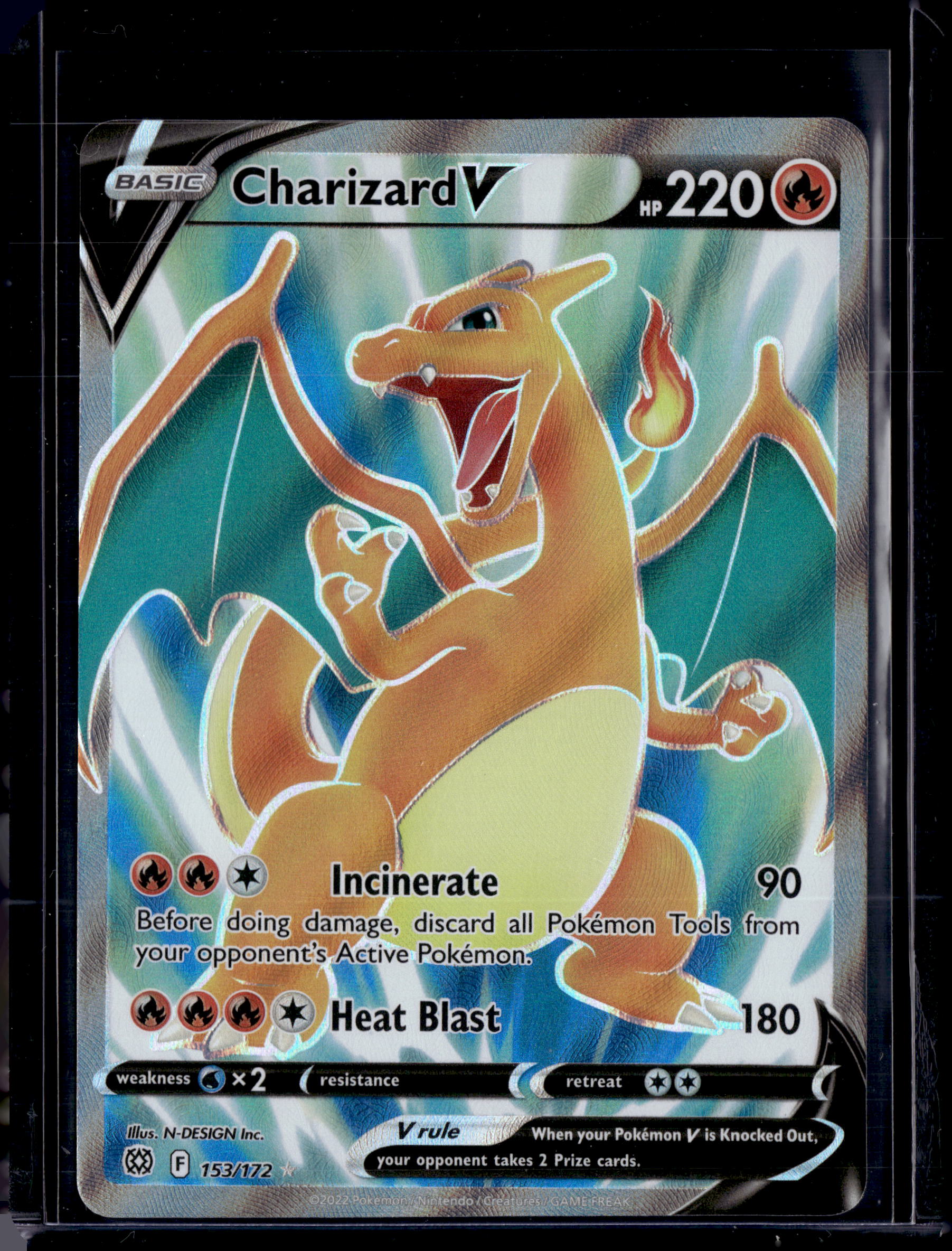 2022 Brilliant Stars Charizard V Ultra Rare 153/172