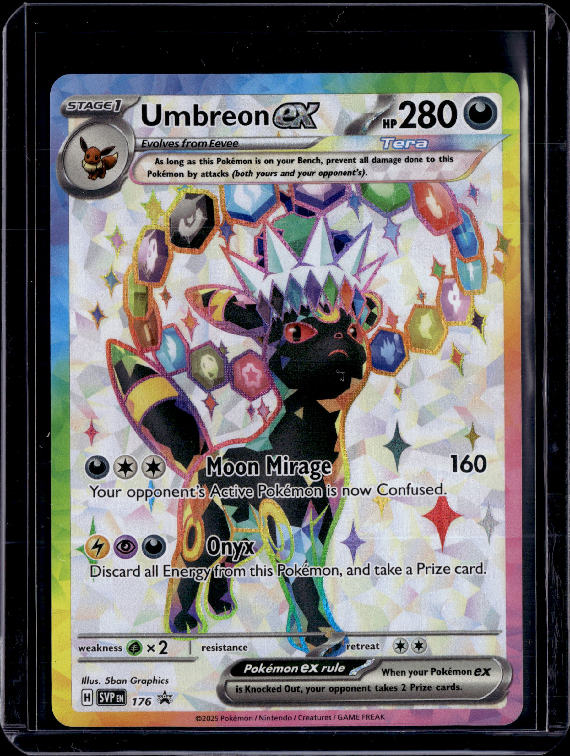 2025 Scarlet & Violet Promo Umbreon EX 176