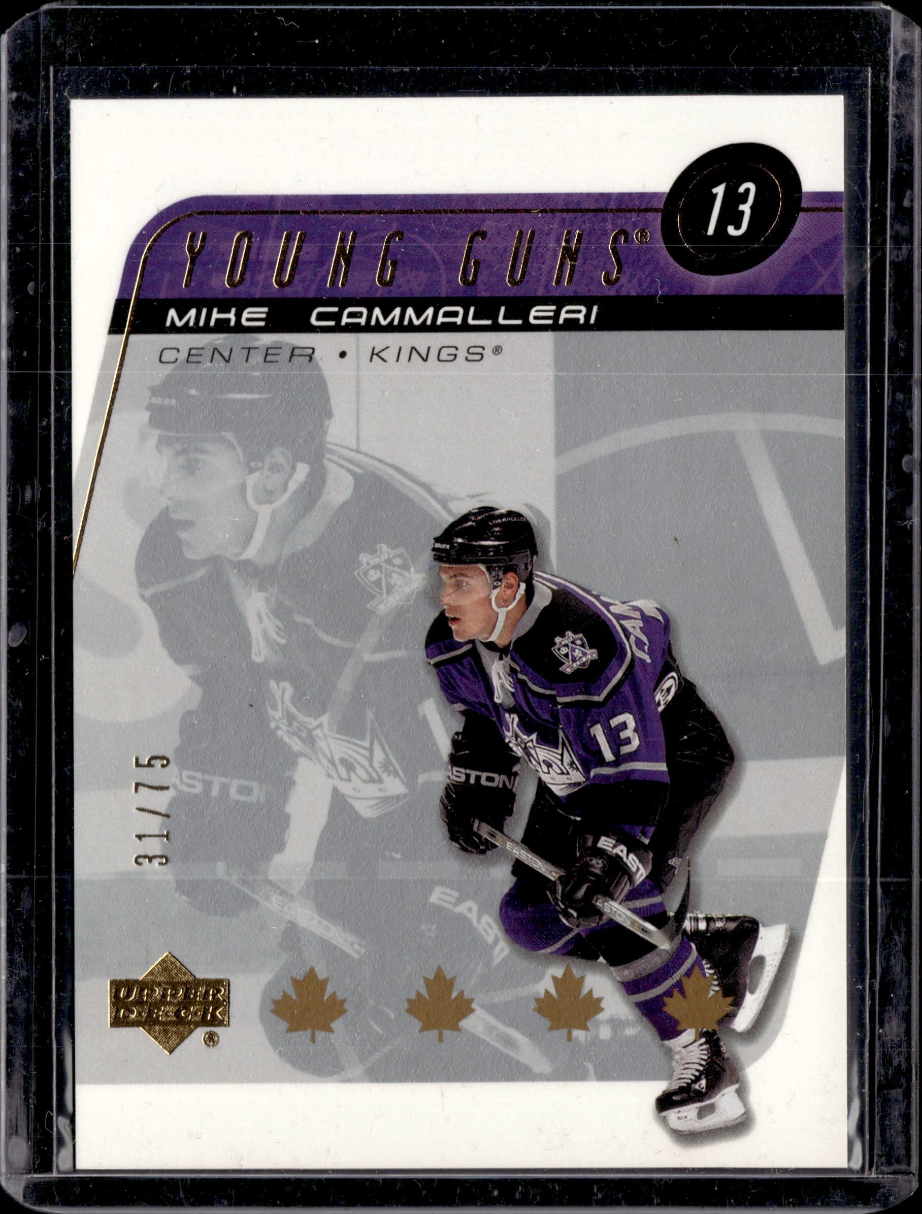 2003 Upper Deck Young Guns Exclusive Mike Cammalleri /75
