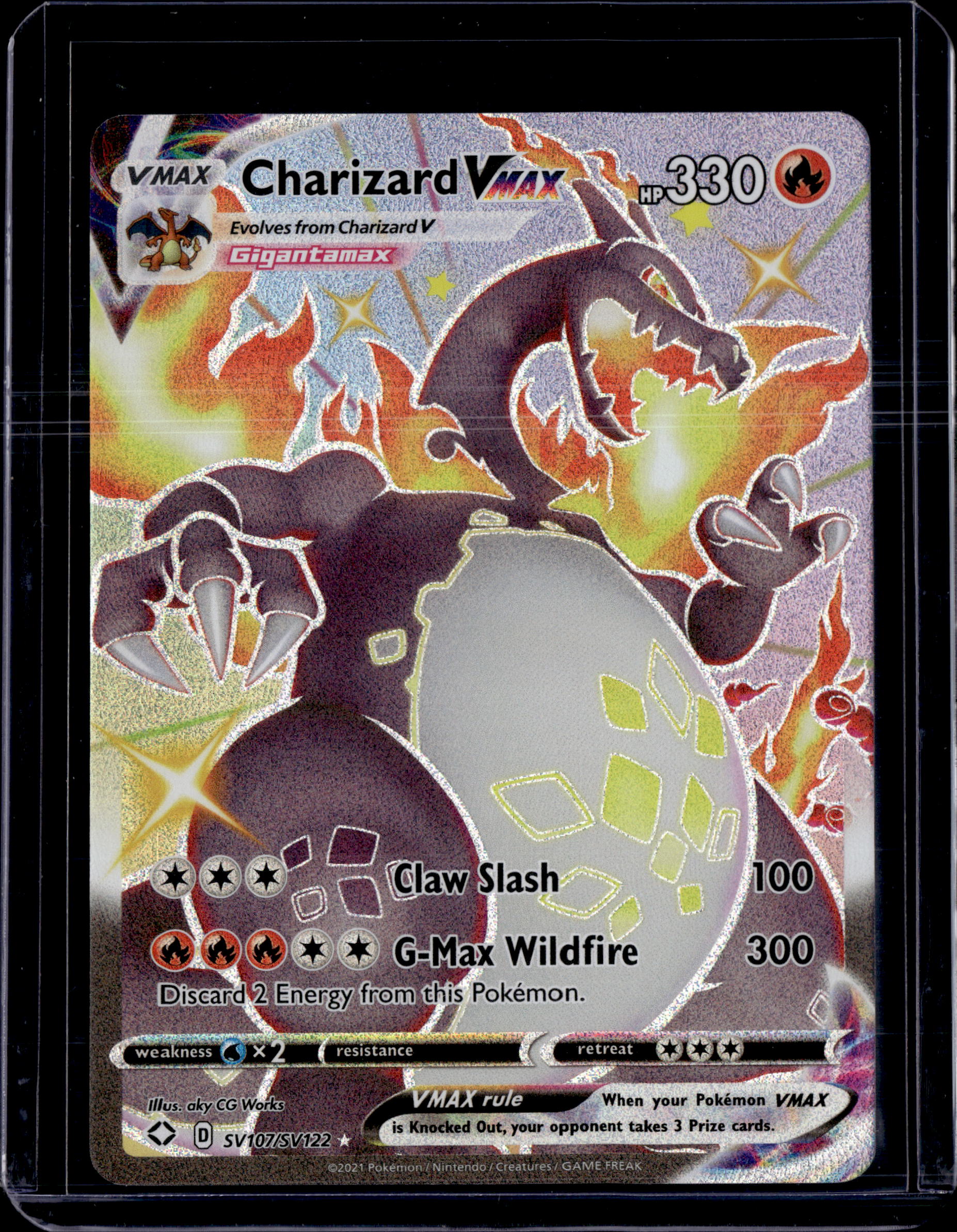 2021 Shining Fates: Shiny Vault Charizard VMAX Shiny Holo Rare