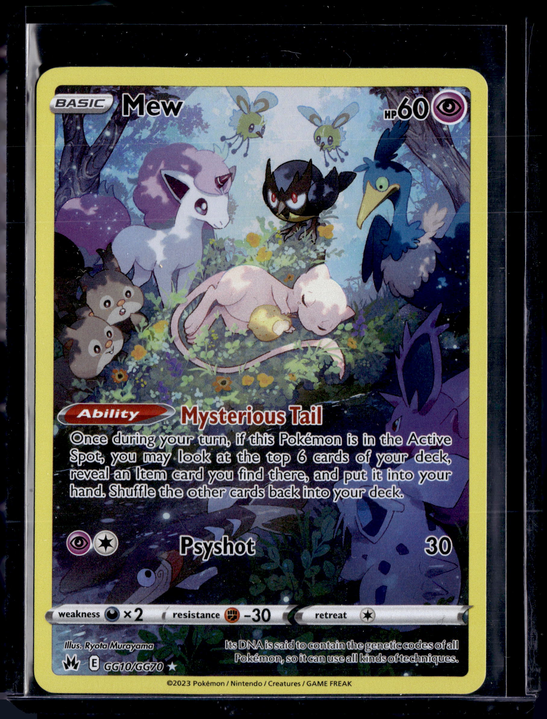 2023 Crown Zenith Galarian Gallery Mew Holo GG10/GG70 (C)