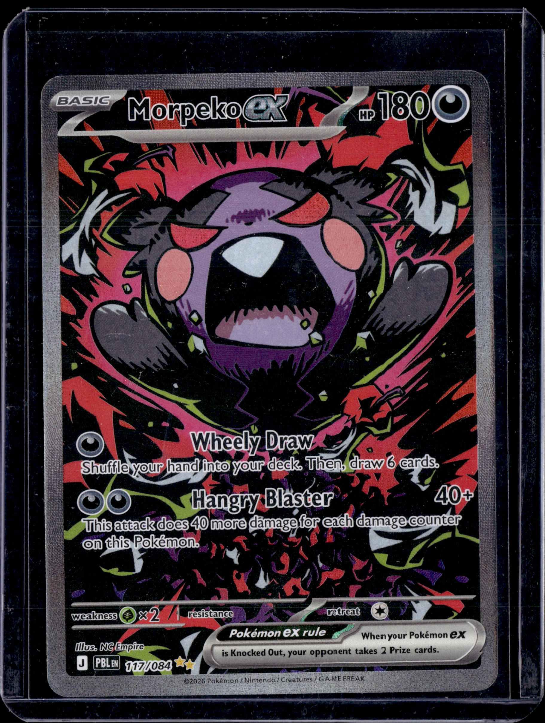 2026 Pitch Black Morpeko ex Special Illustration Rare (b)