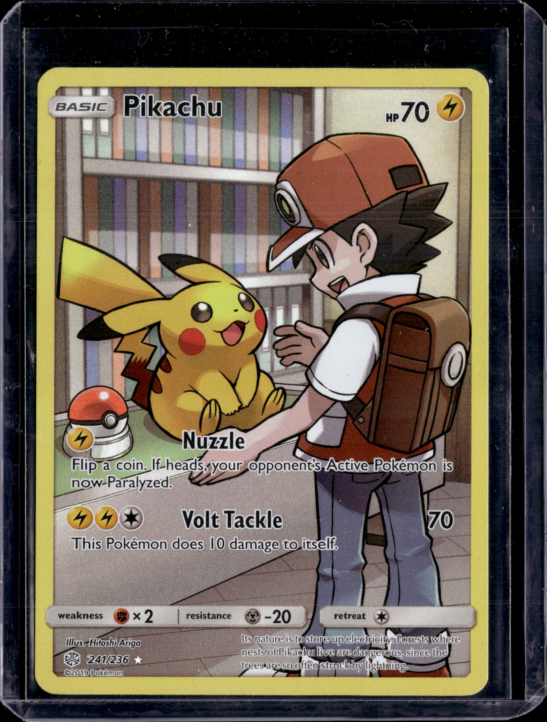 2019 Cosmic Eclipse Pikachu Secret Rare (b)