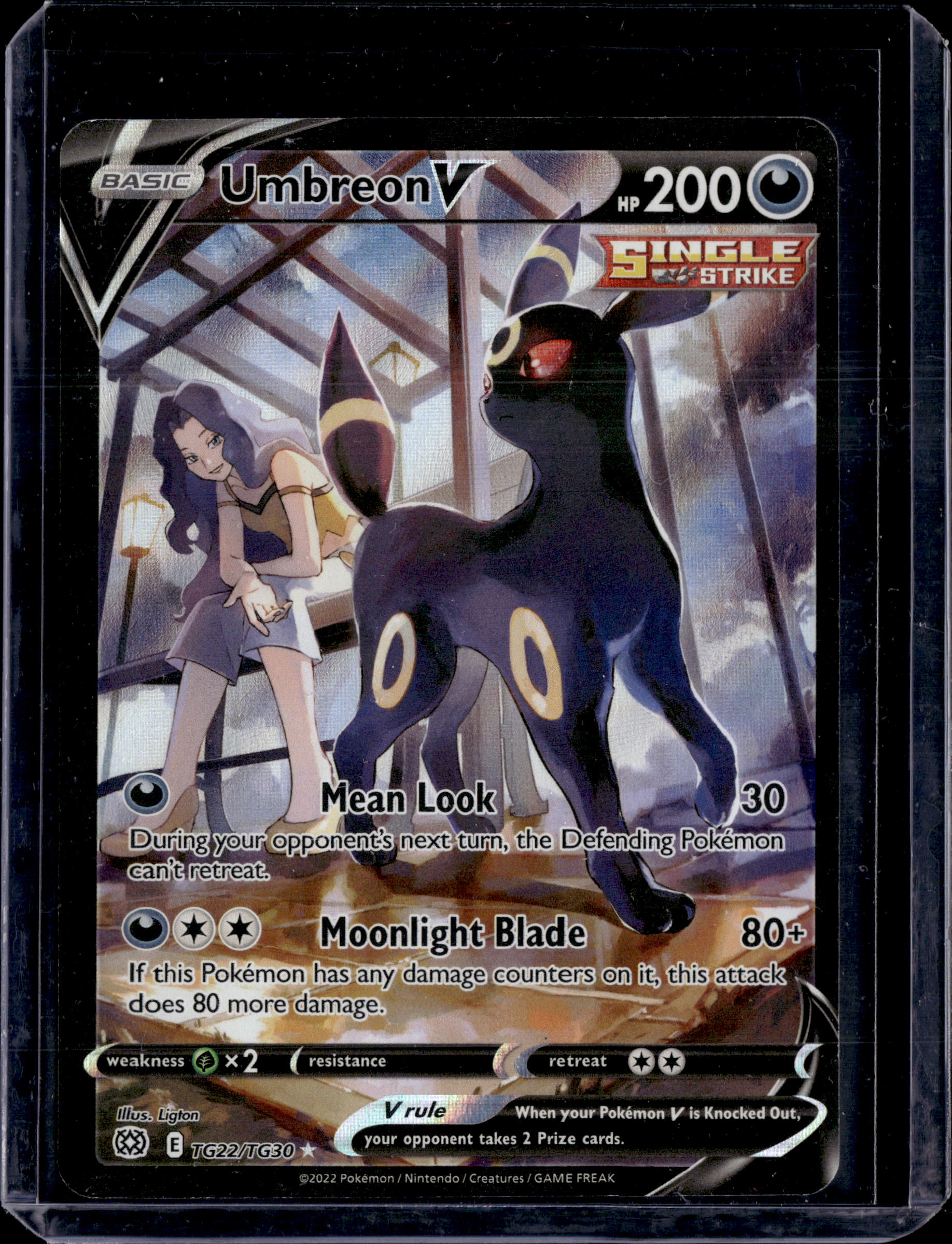 2022 Brilliant Stars Trainer Gallery Umbreon V
