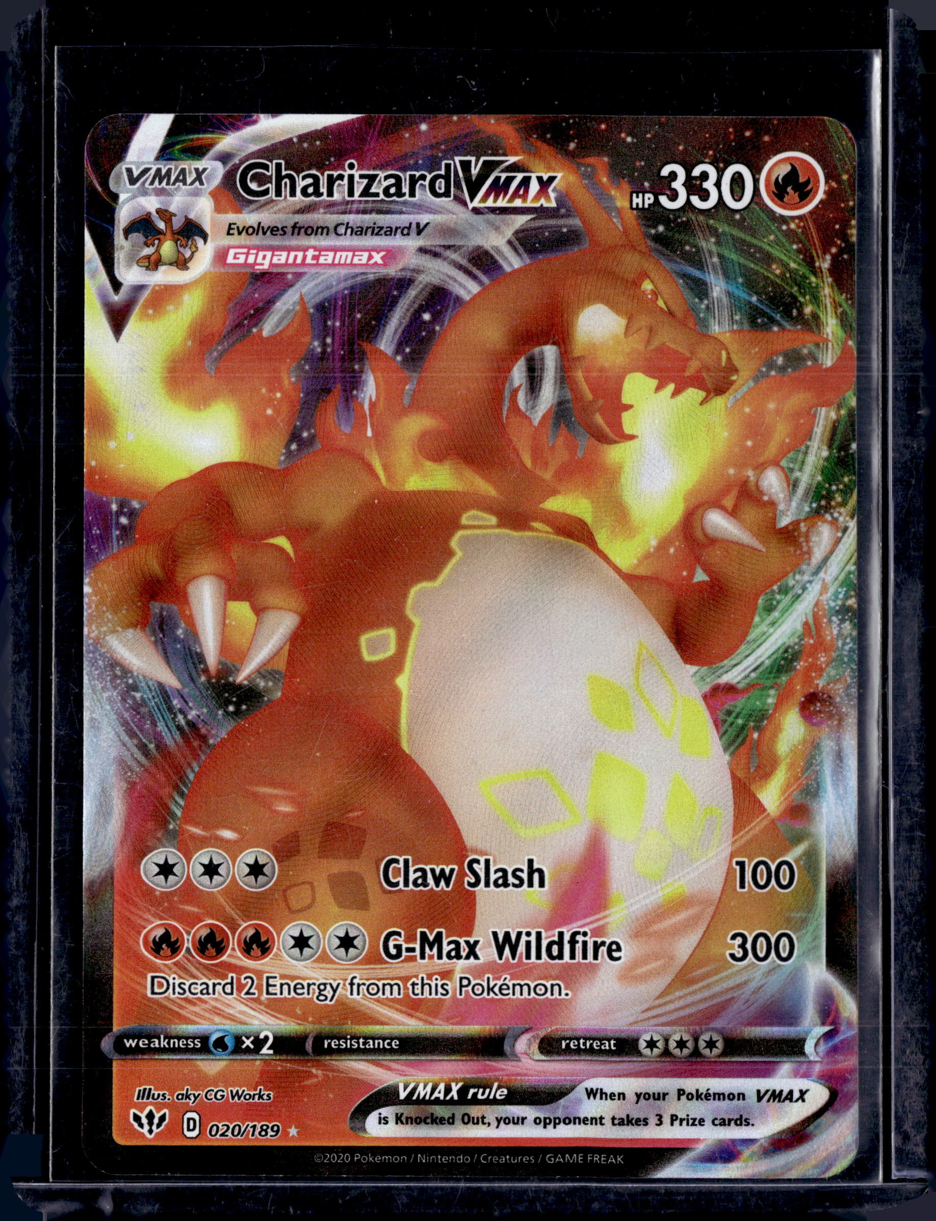 2020 Darkness Ablaze Charizard VMAX