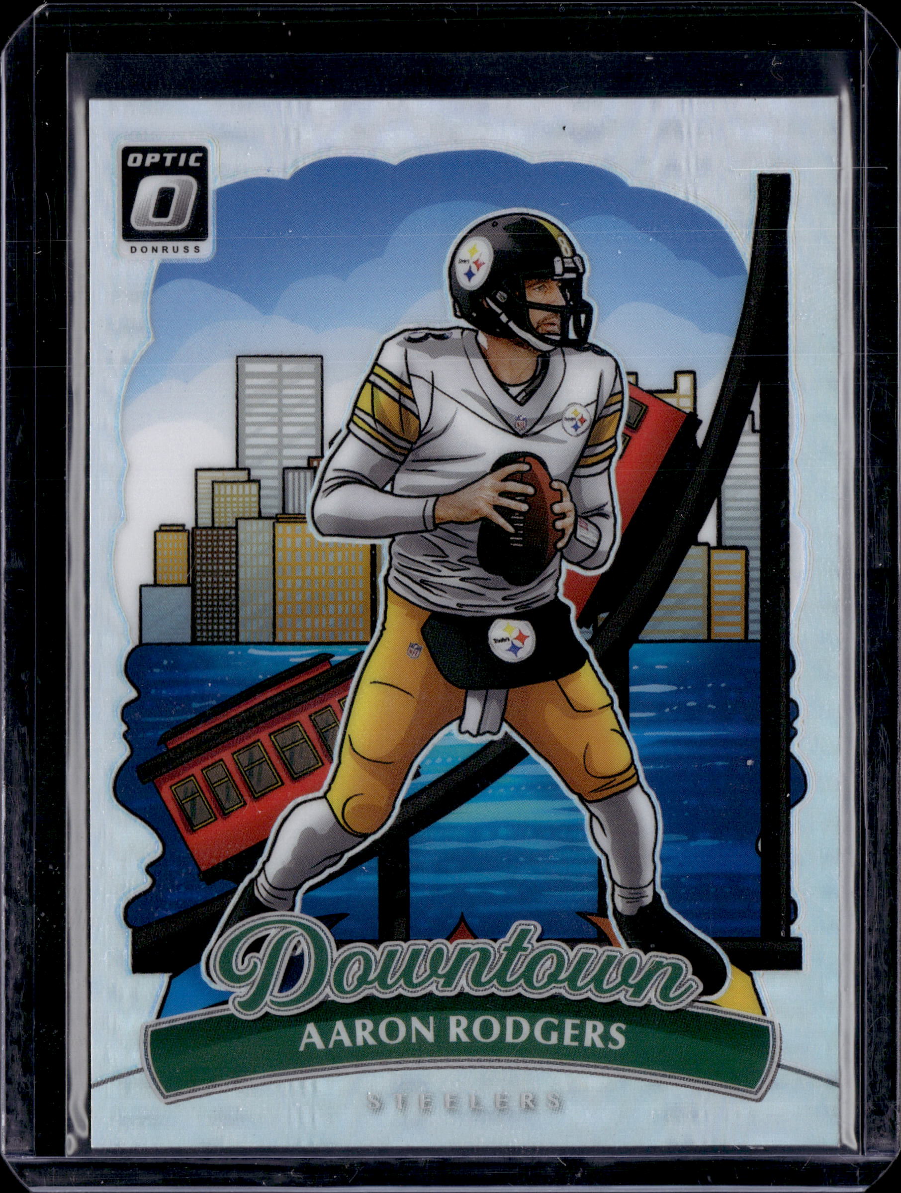 2025 Panini Donruss Optic Downtown Aaron Rodgers