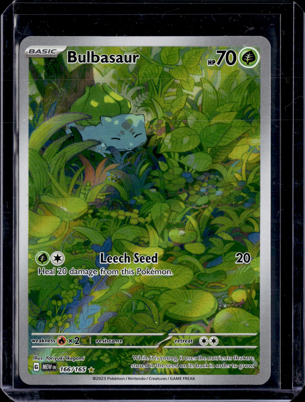 2023 Scarlet & Violet 151 Bulbasaur IR 166/165