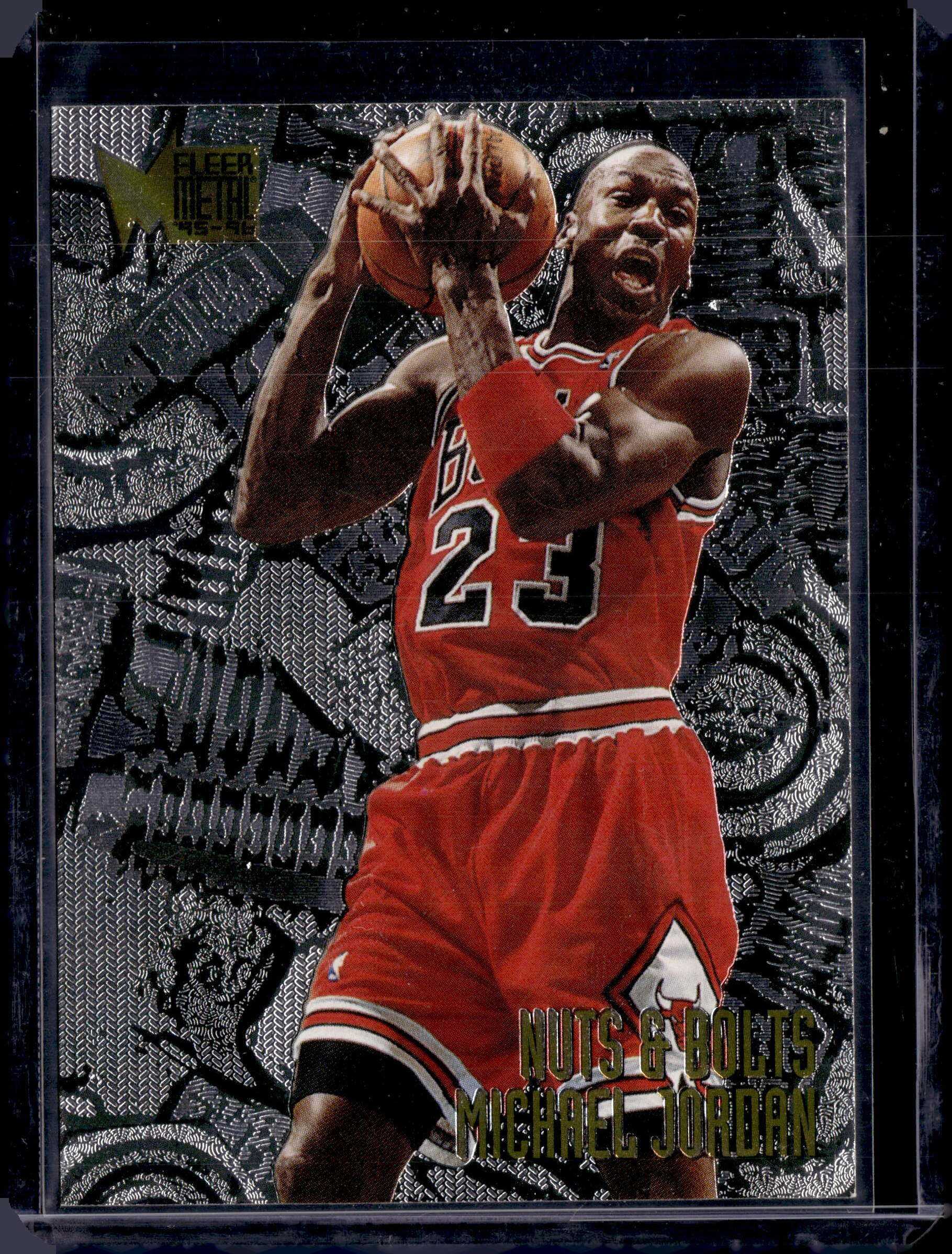 1996 Fleer Metal Nuts & Bolts Michael Jordan #212