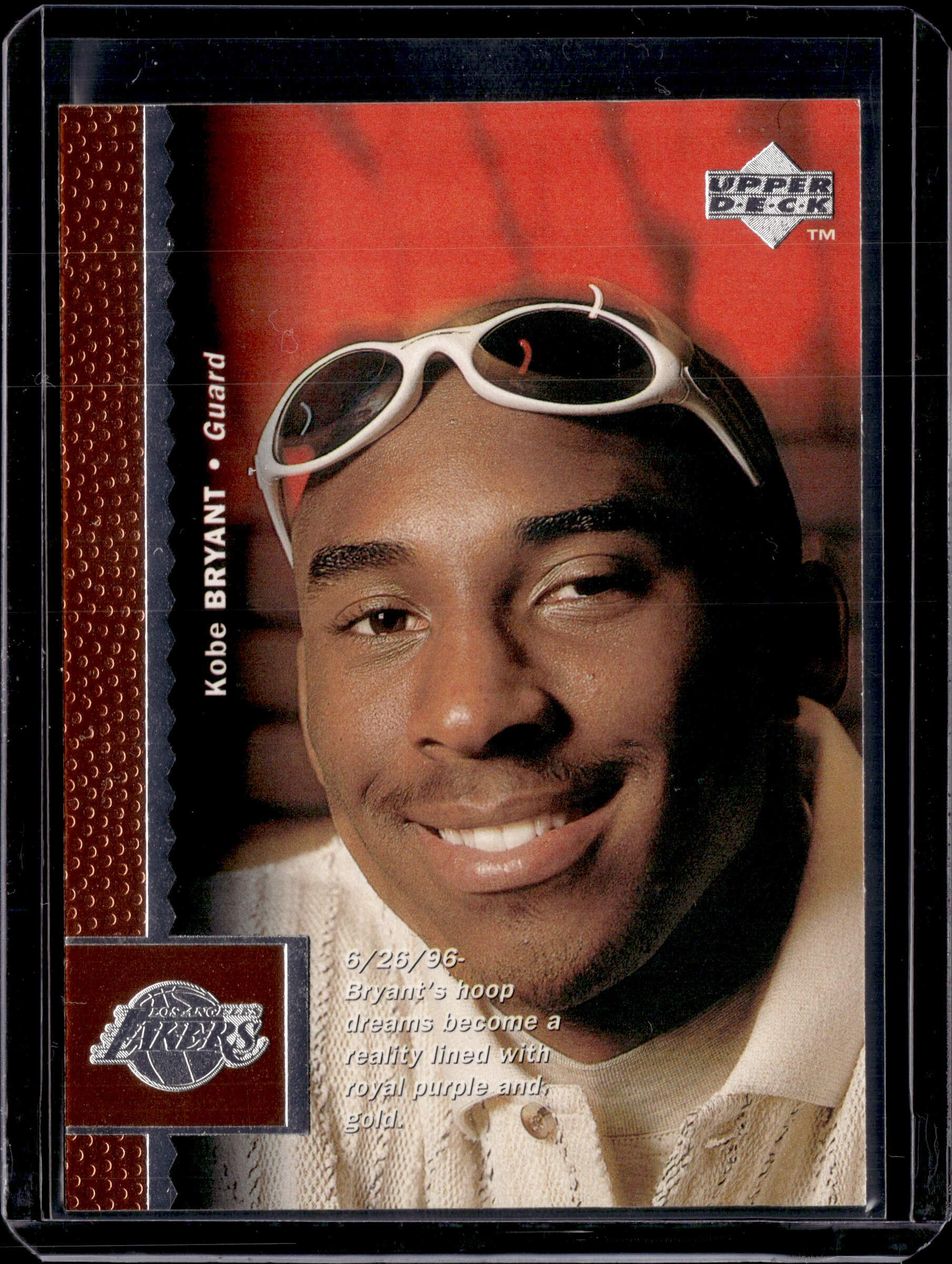 1996 Upper Deck Kobe Bryant #58