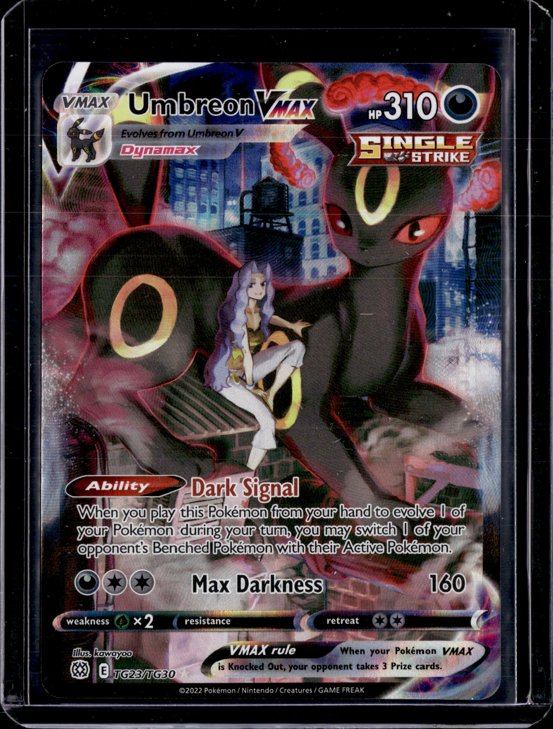 2022 Brilliant Stars Trainer Gallery Umbreon Vmax Ultra Rare TG23/TG30 (B)